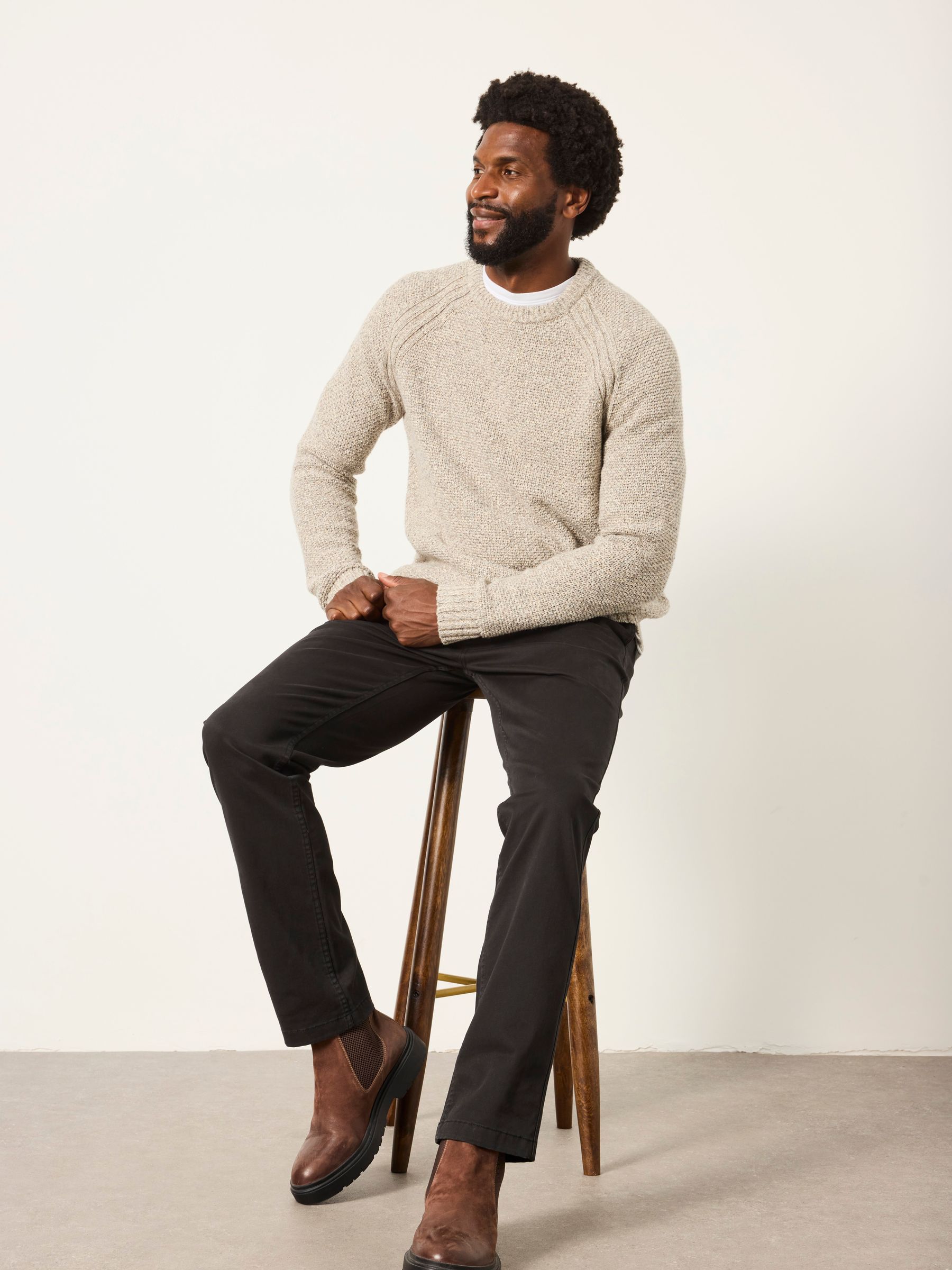 Black Hayton Slim Fit Chinos - Image 5 of 6