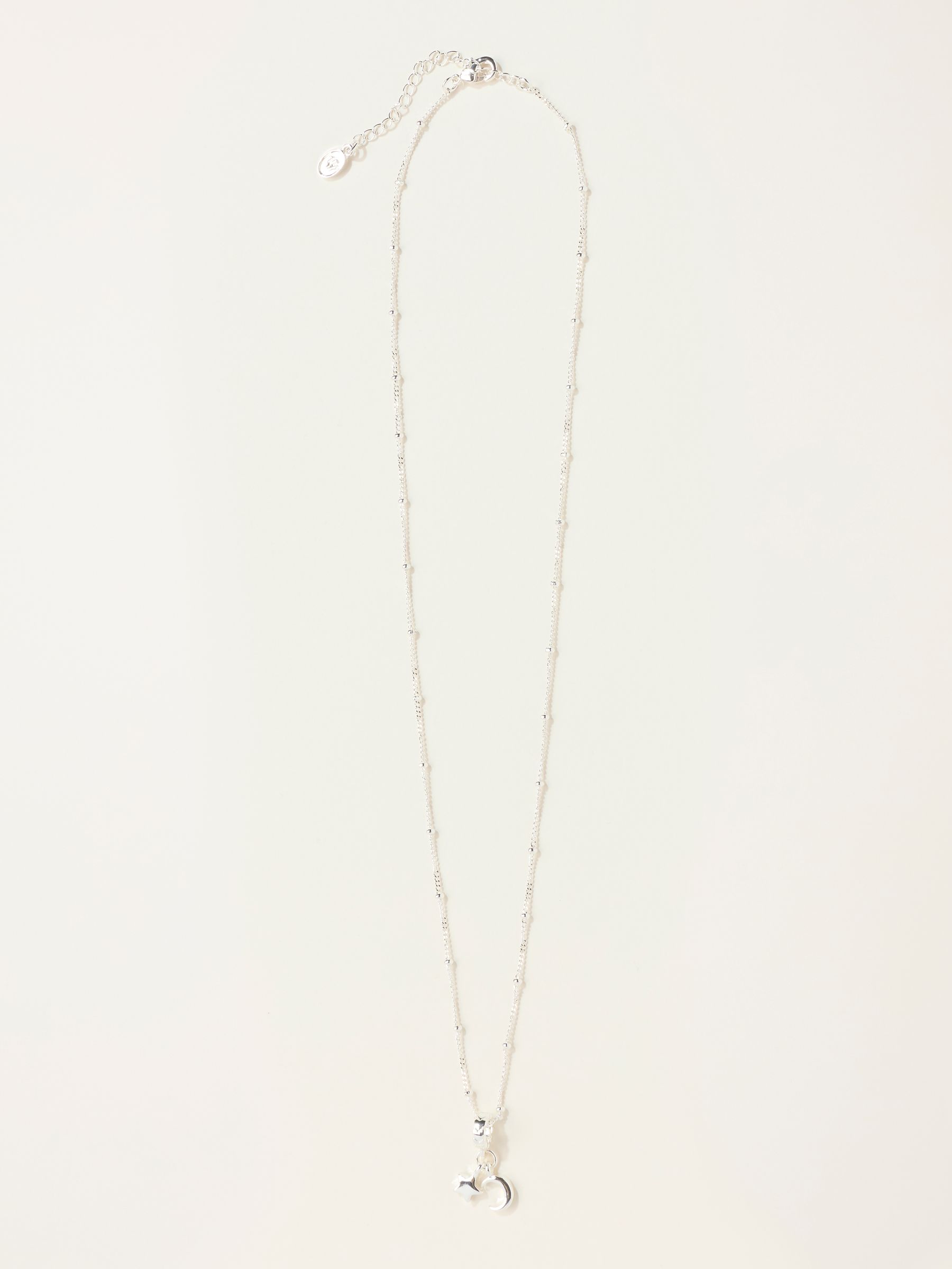 Star Moon Necklace in Silver Tone - Image 1 of 2