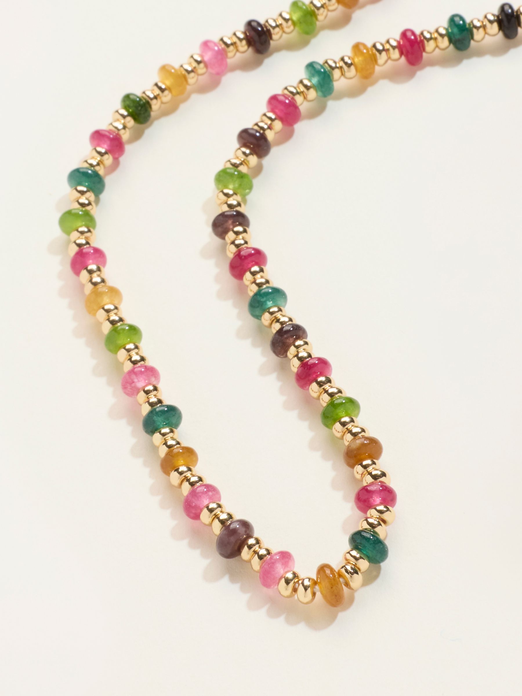 Colourful Bead Necklace in Multi Colour - Image 3 of 3