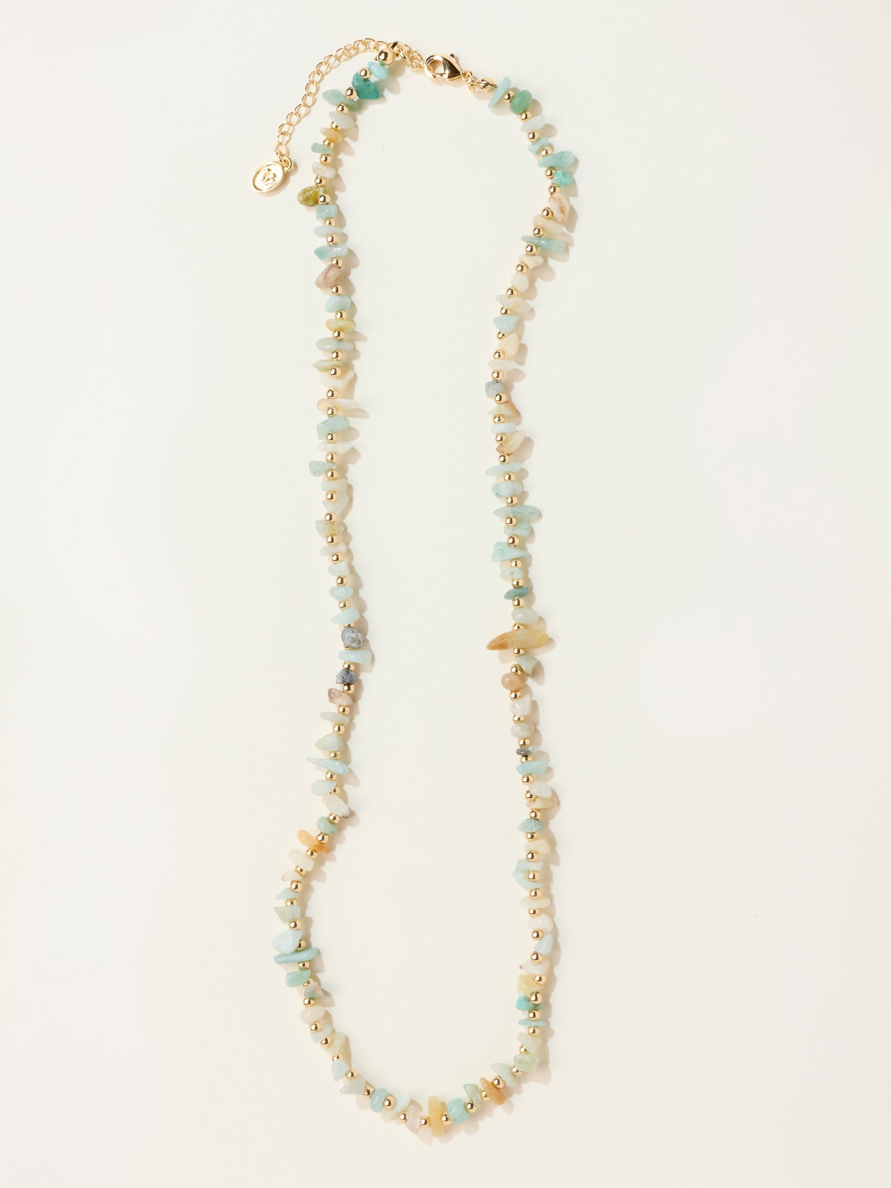 Stone Chip Necklace in Green - Image 1 of 4