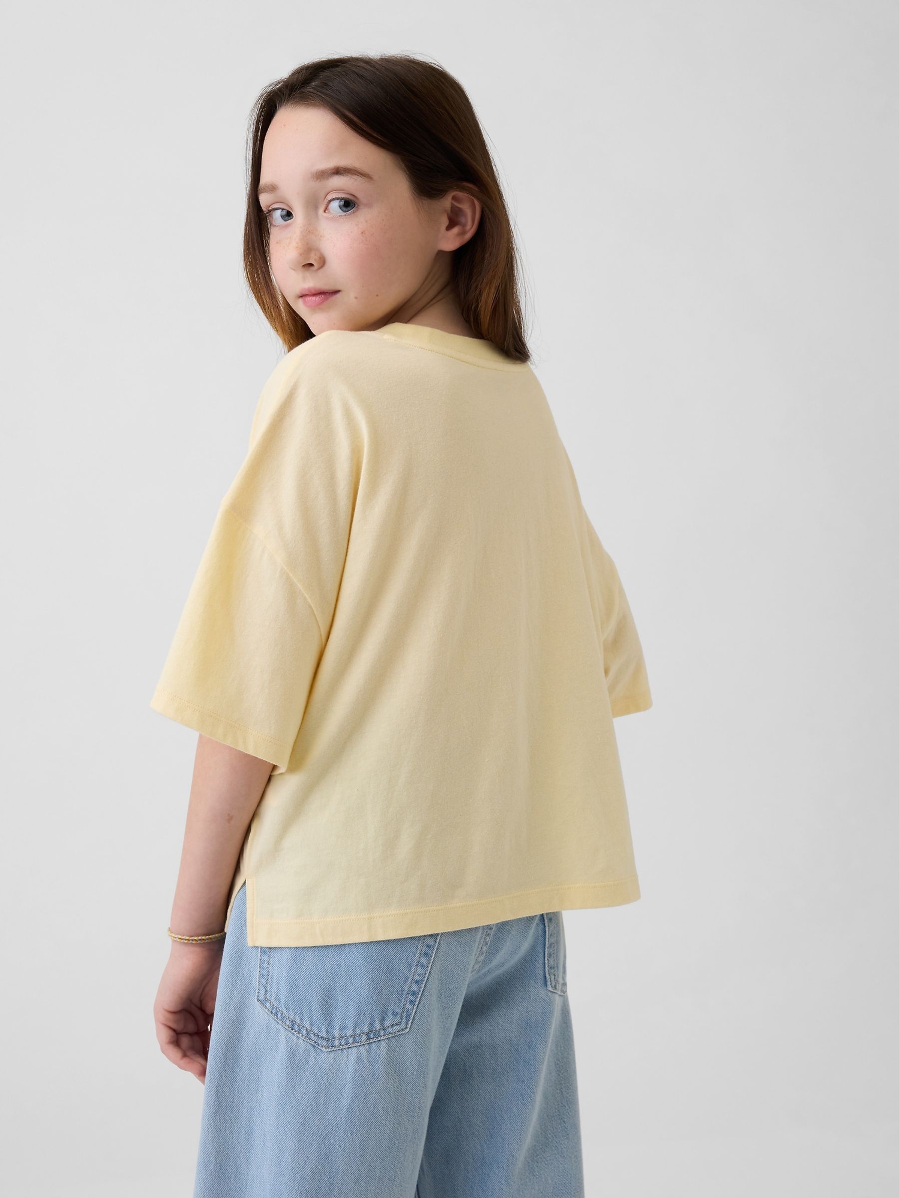 Yellow California Oversized Graphic T-Shirt - Image 2 of 4