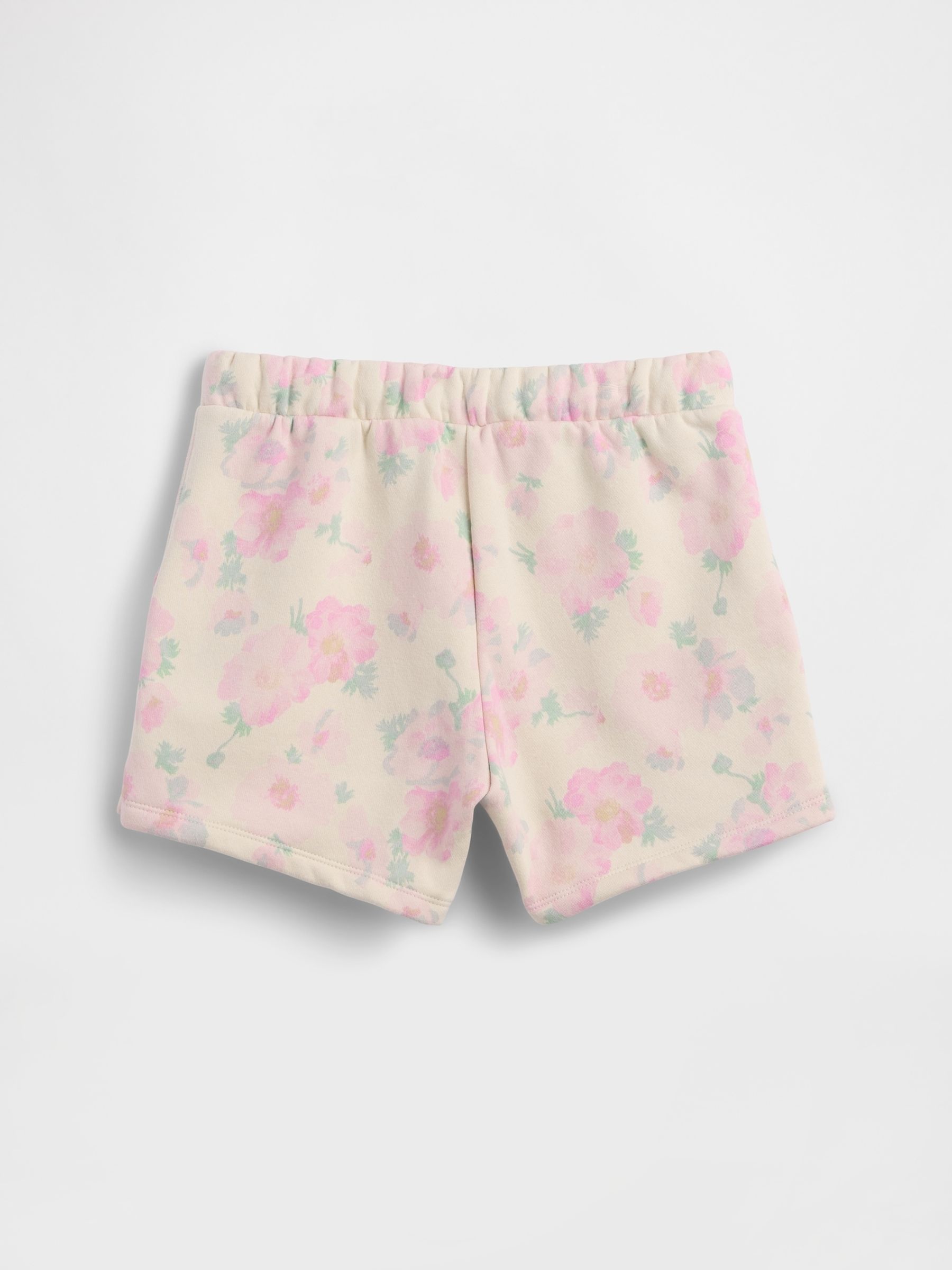 Pink Floral Logo Pull On Shorts - Image 2 of 2