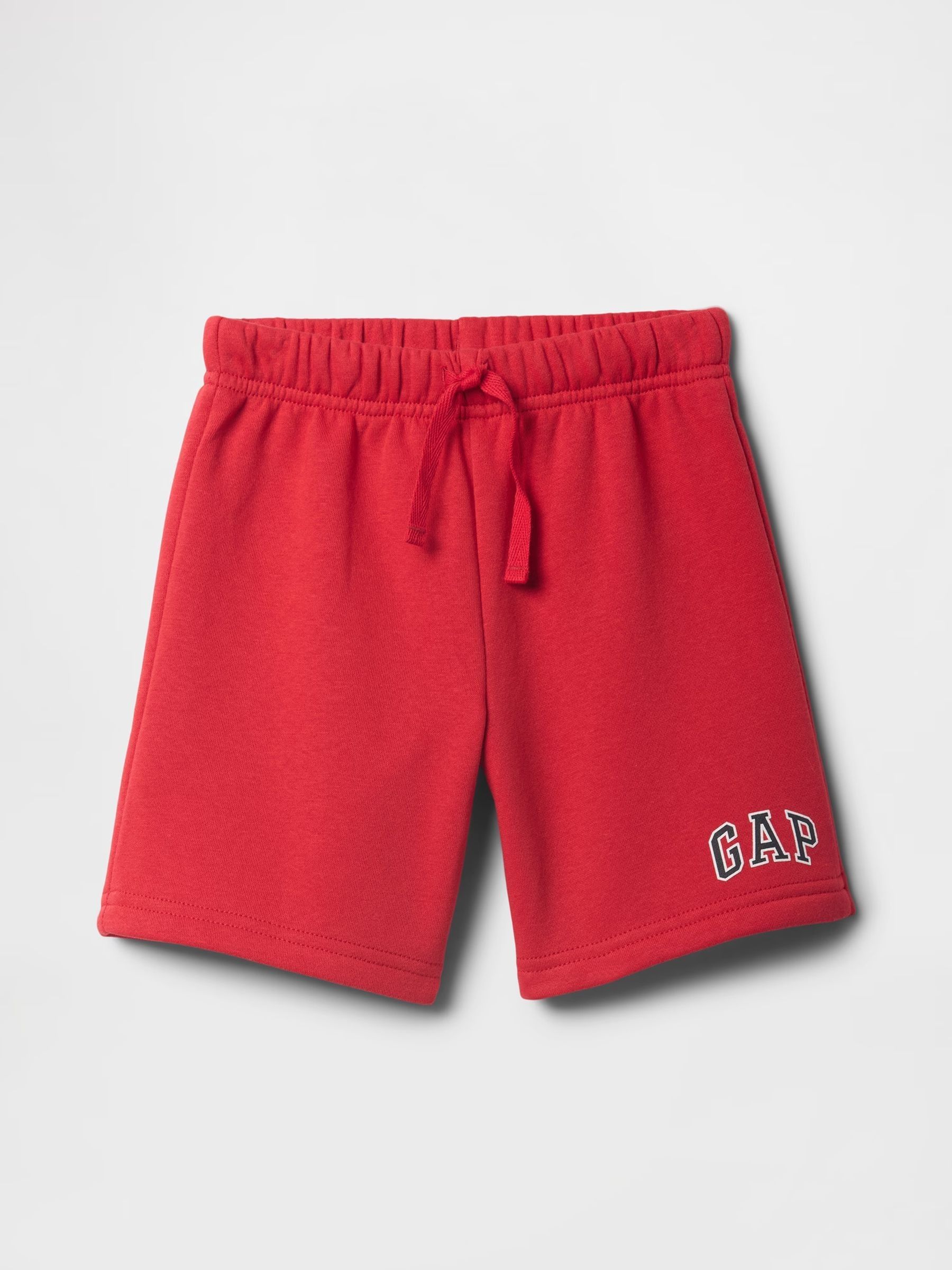 Red Relaxed Logo Pull On Shorts - Image 1 of 3