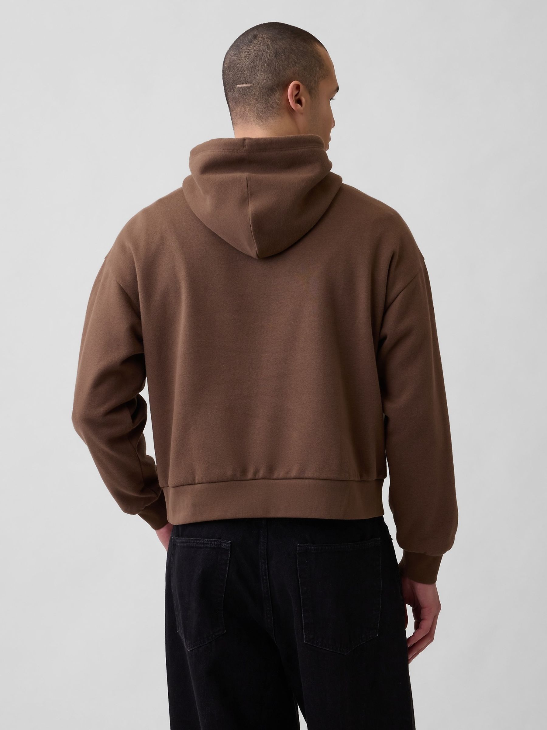 Brown VintageSoft Oversized Logo Hoodie - Image 2 of 3