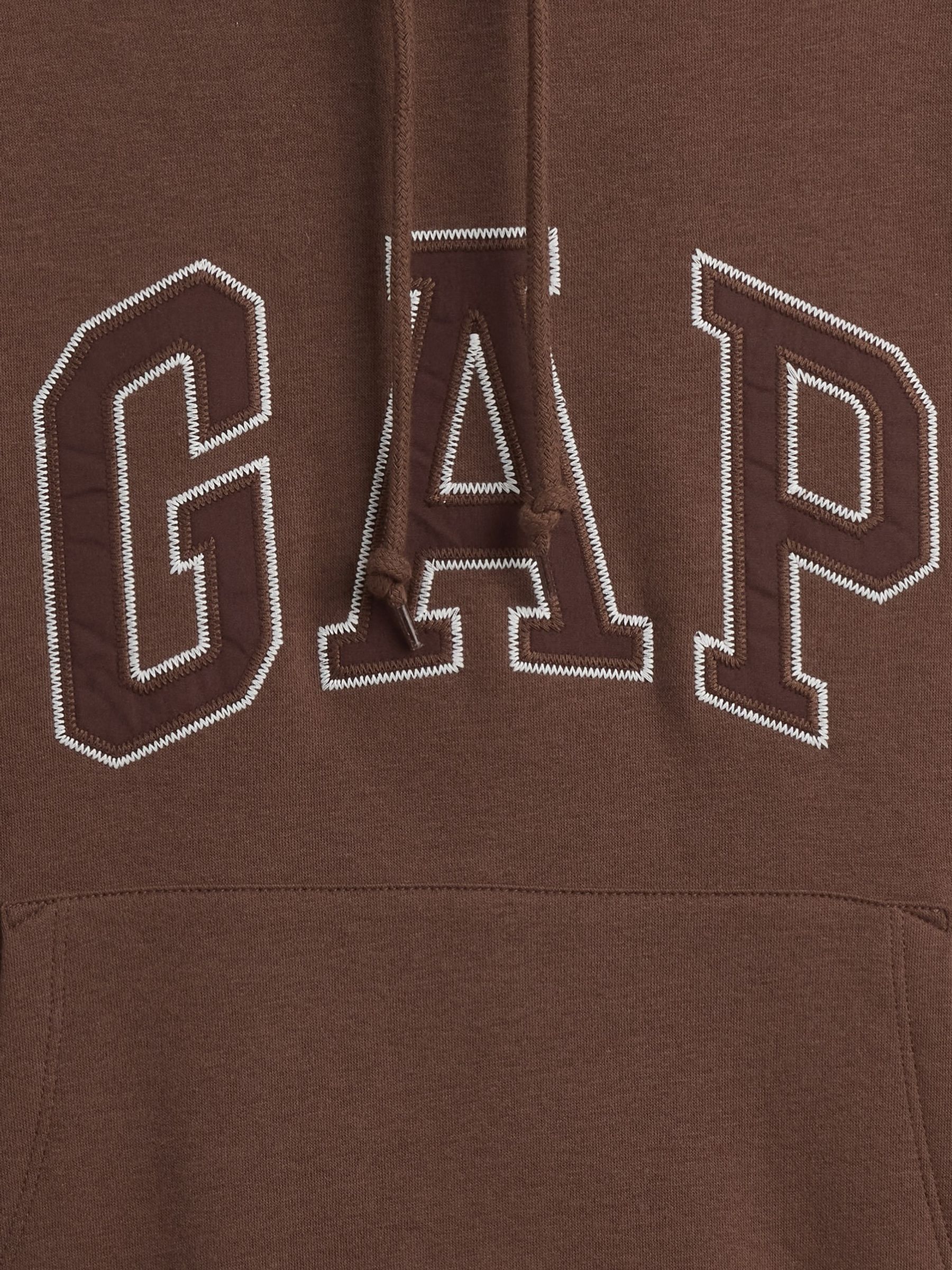 Brown VintageSoft Oversized Logo Hoodie - Image 3 of 3