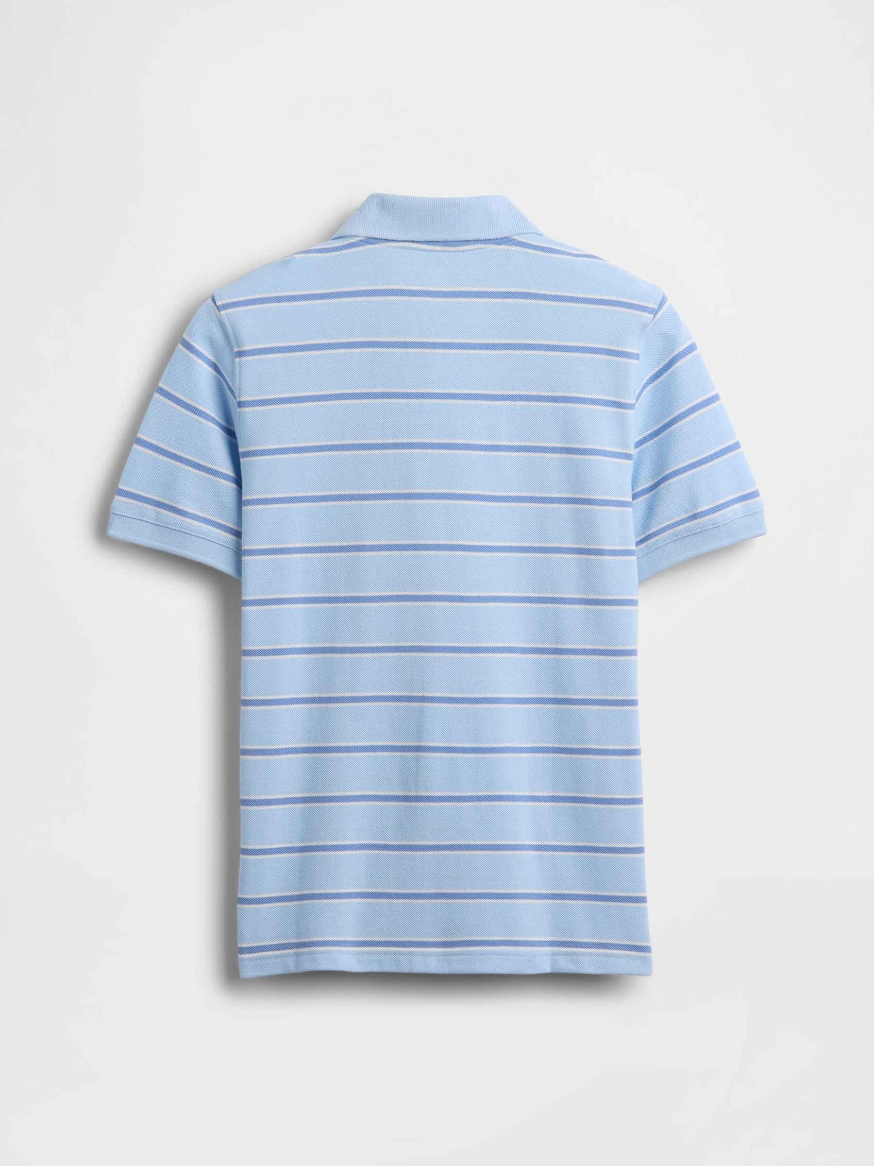 Blue stripe Logo Pique Polo Shirt - Image 2 of 3