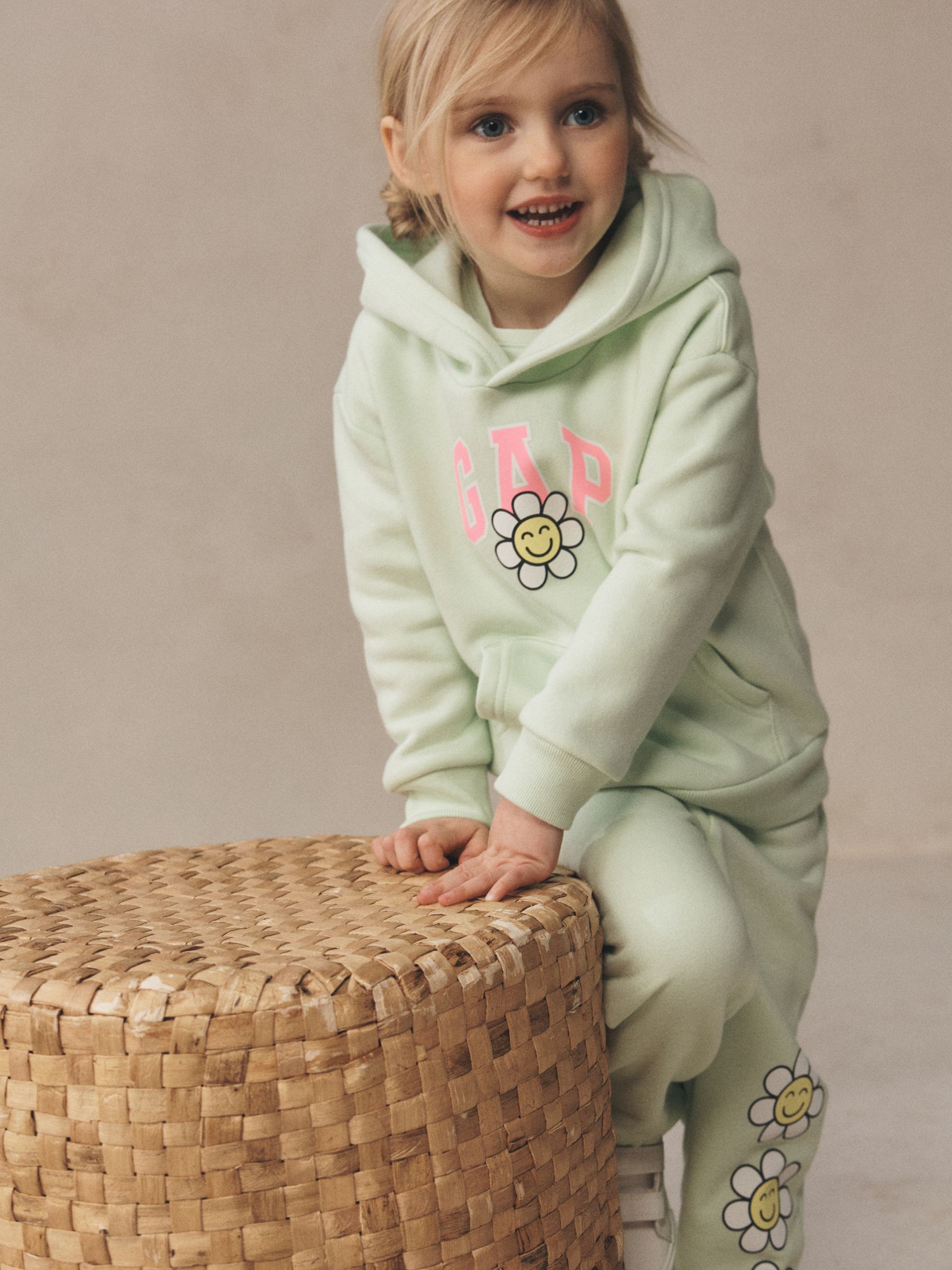 Green Relaxed Logo Hoodie (6mths-5yrs) - Image 4 of 7