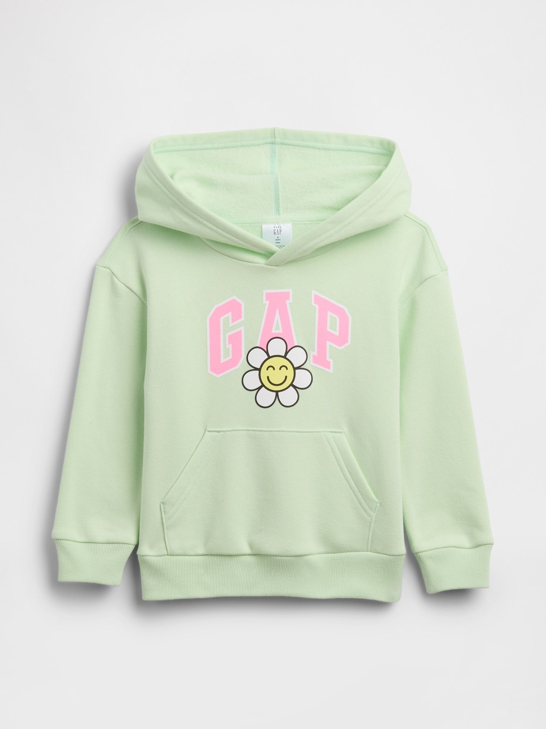 Green Relaxed Logo Hoodie (6mths-5yrs) - Image 5 of 7