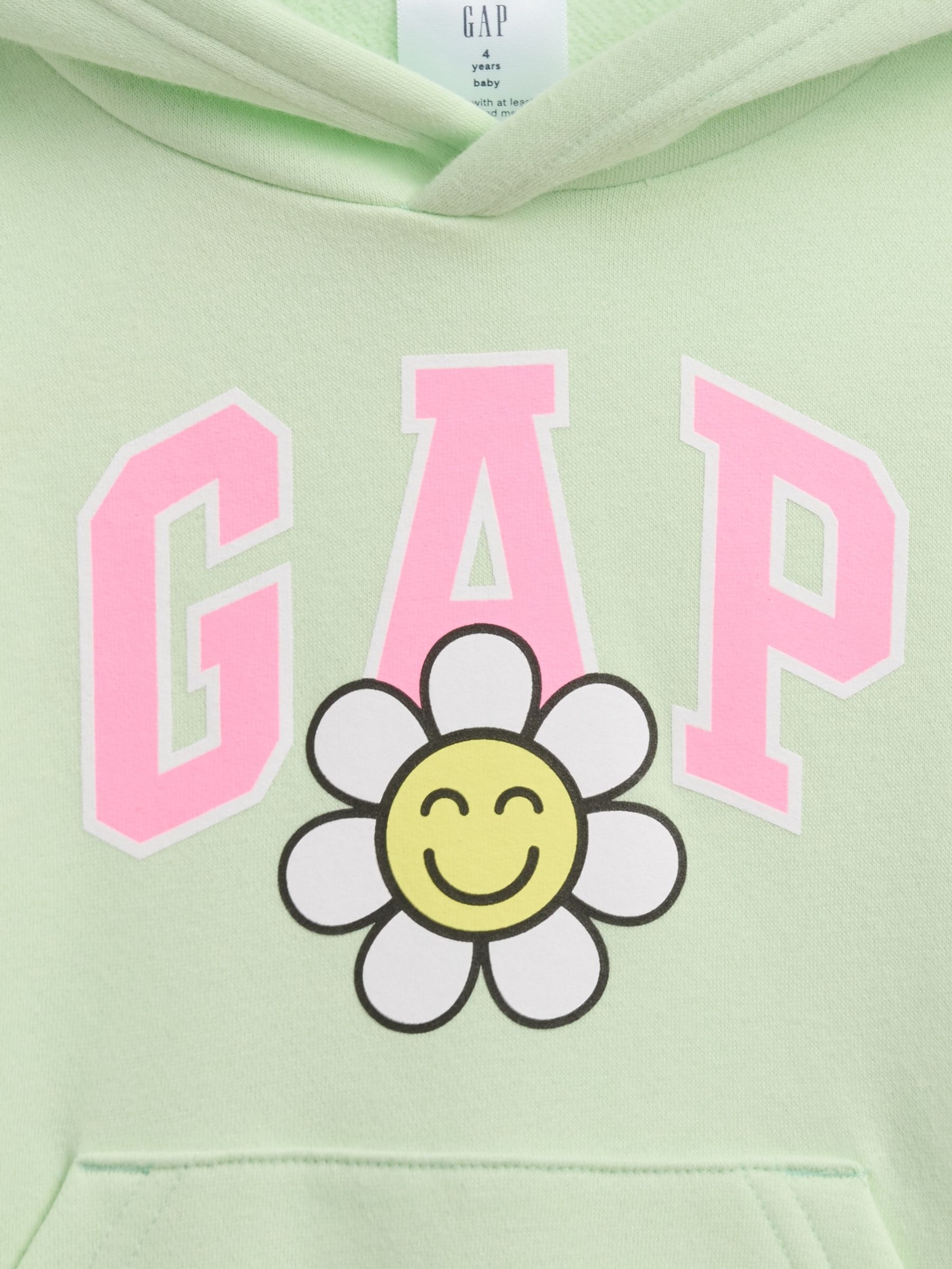 Green Relaxed Logo Hoodie (6mths-5yrs) - Image 7 of 7 Green Relaxed Logo Hoodie (6mths-5yrs) - Image 7 of 7