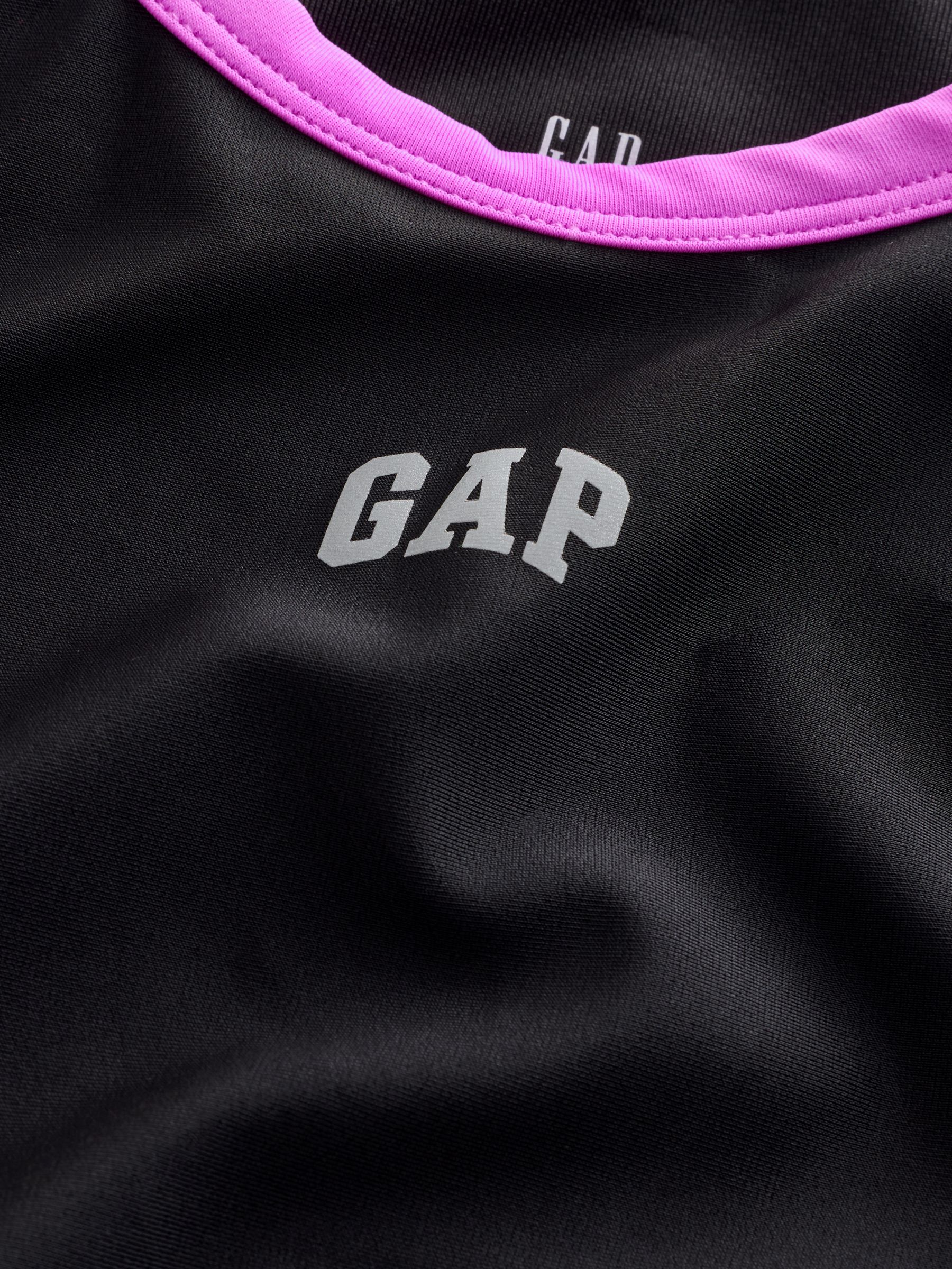 Black Rash Guard Two-Piece Swimsuit - Image 4 of 4