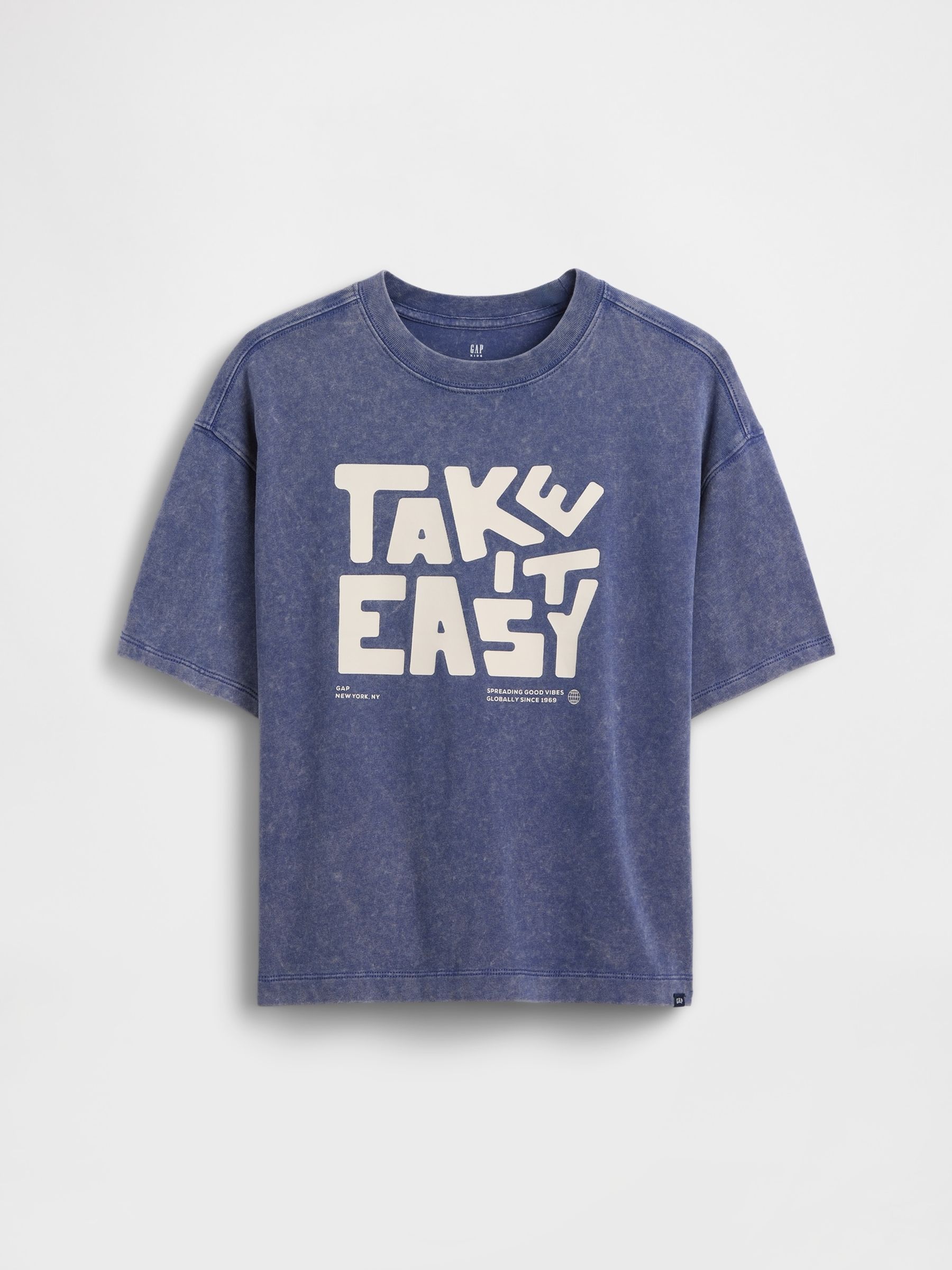Blue Heavyweight T-Shirt - Image 1 of 3