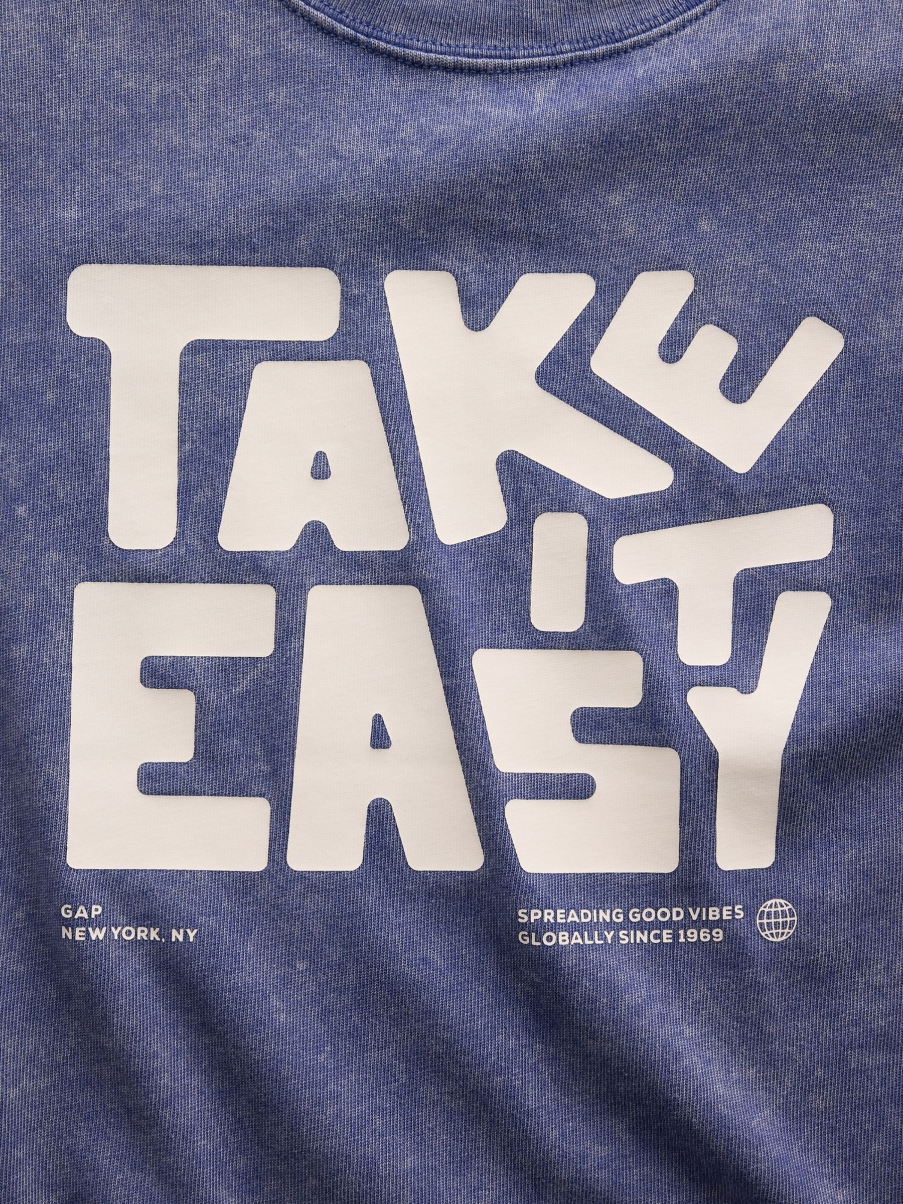 Blue Heavyweight T-Shirt - Image 3 of 3