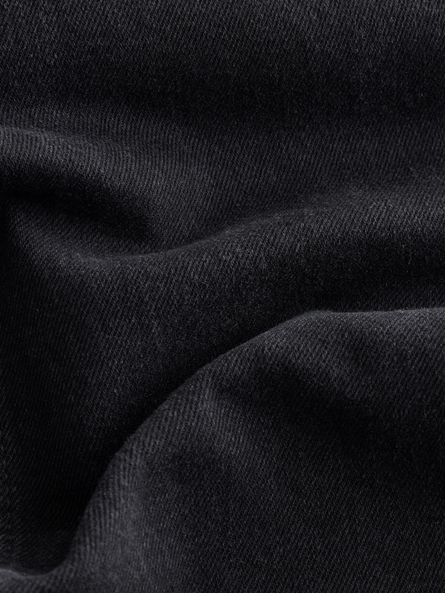 Black High Waisted Stride Wide-Leg Ankle Jeans - Image 5 of 5