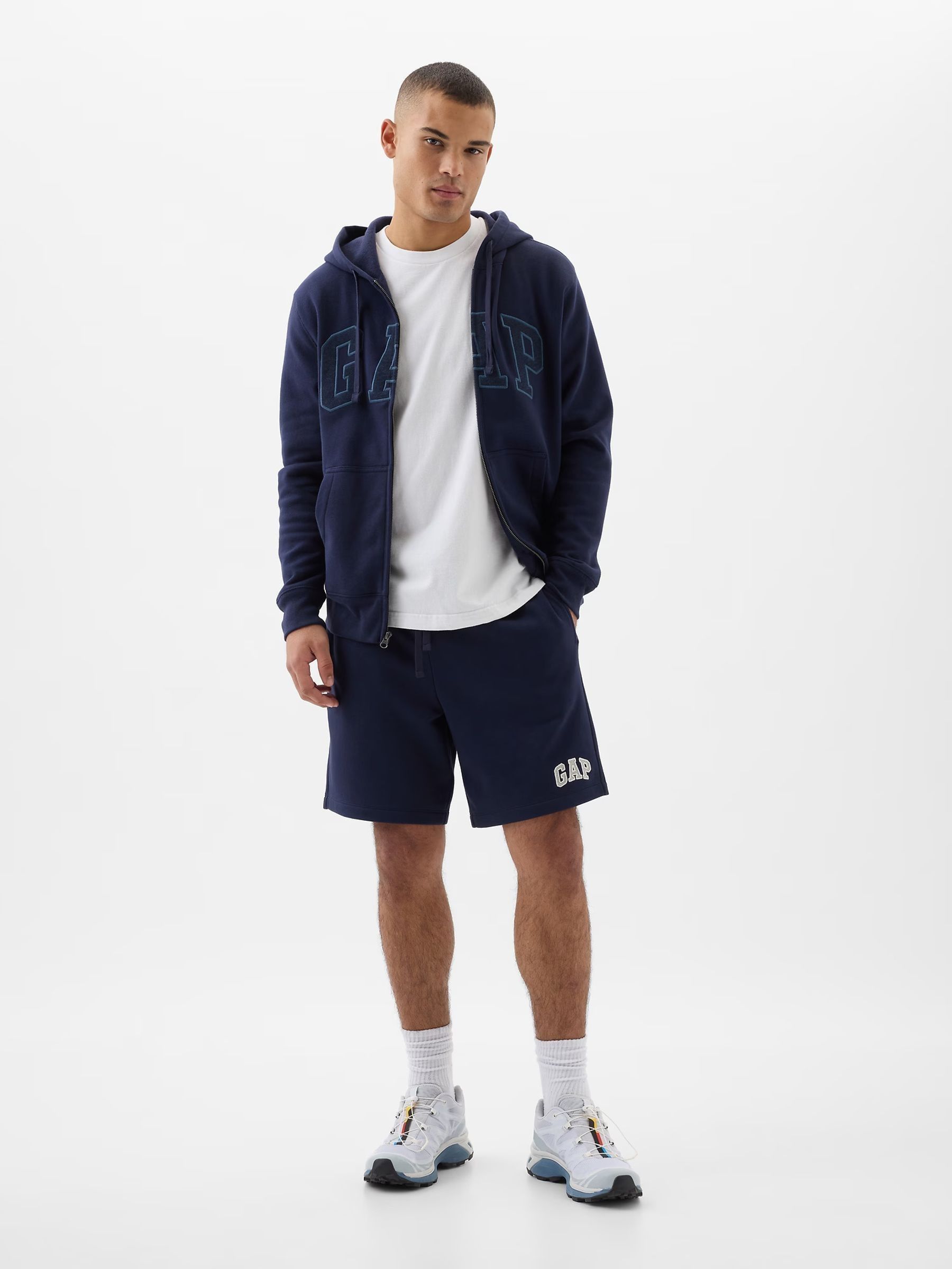 Navy Blue Logo Shorts - Image 1 of 1