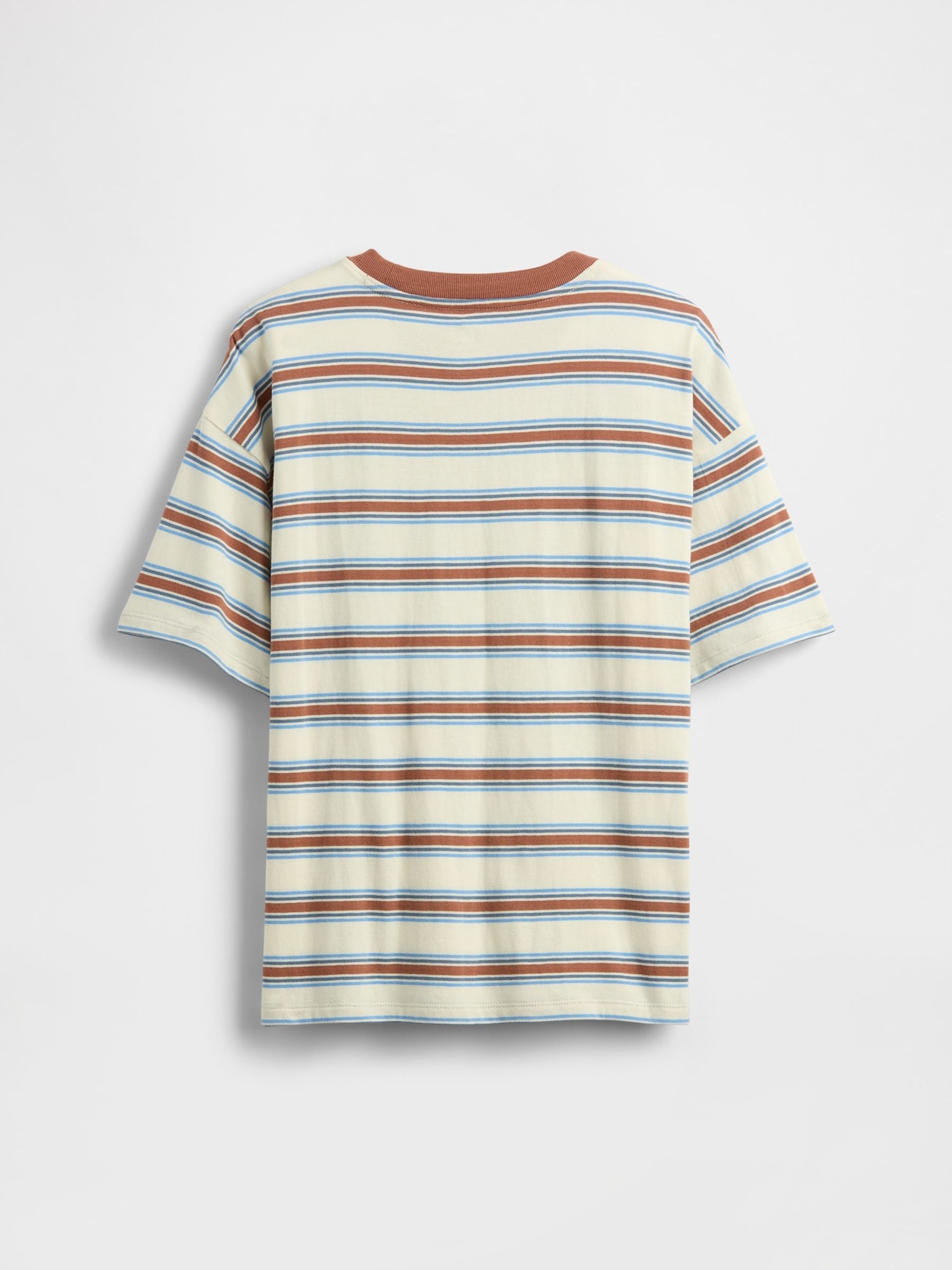 Cream & Brown Relaxed Original T-Shirt - Image 2 of 3