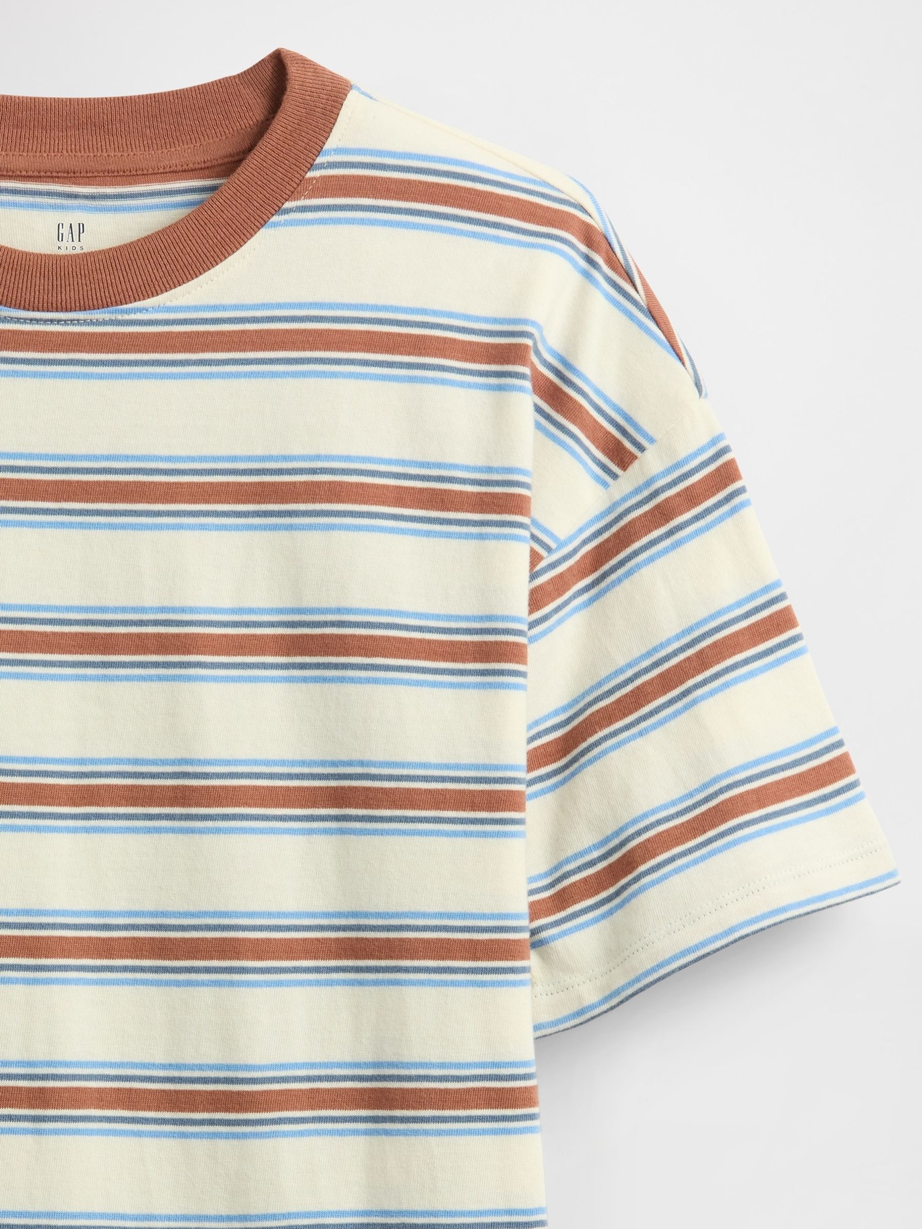 Cream & Brown Relaxed Original T-Shirt - Image 3 of 3