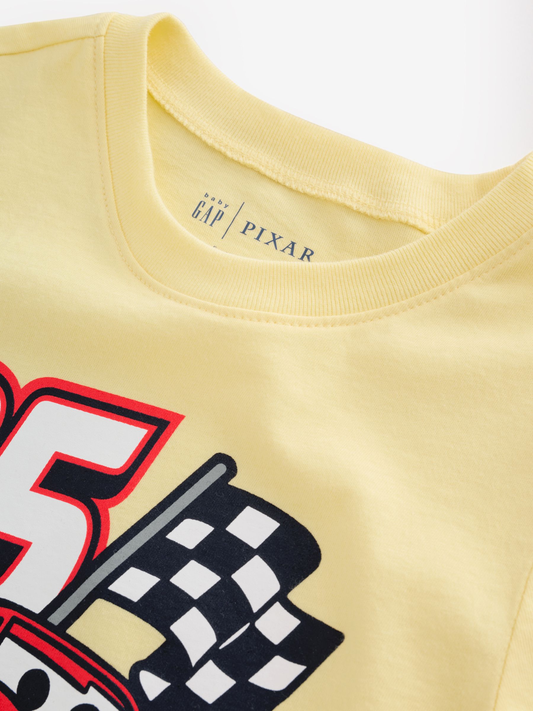 Yellow Disney Cars Logo T-shirt - Image 3 of 5