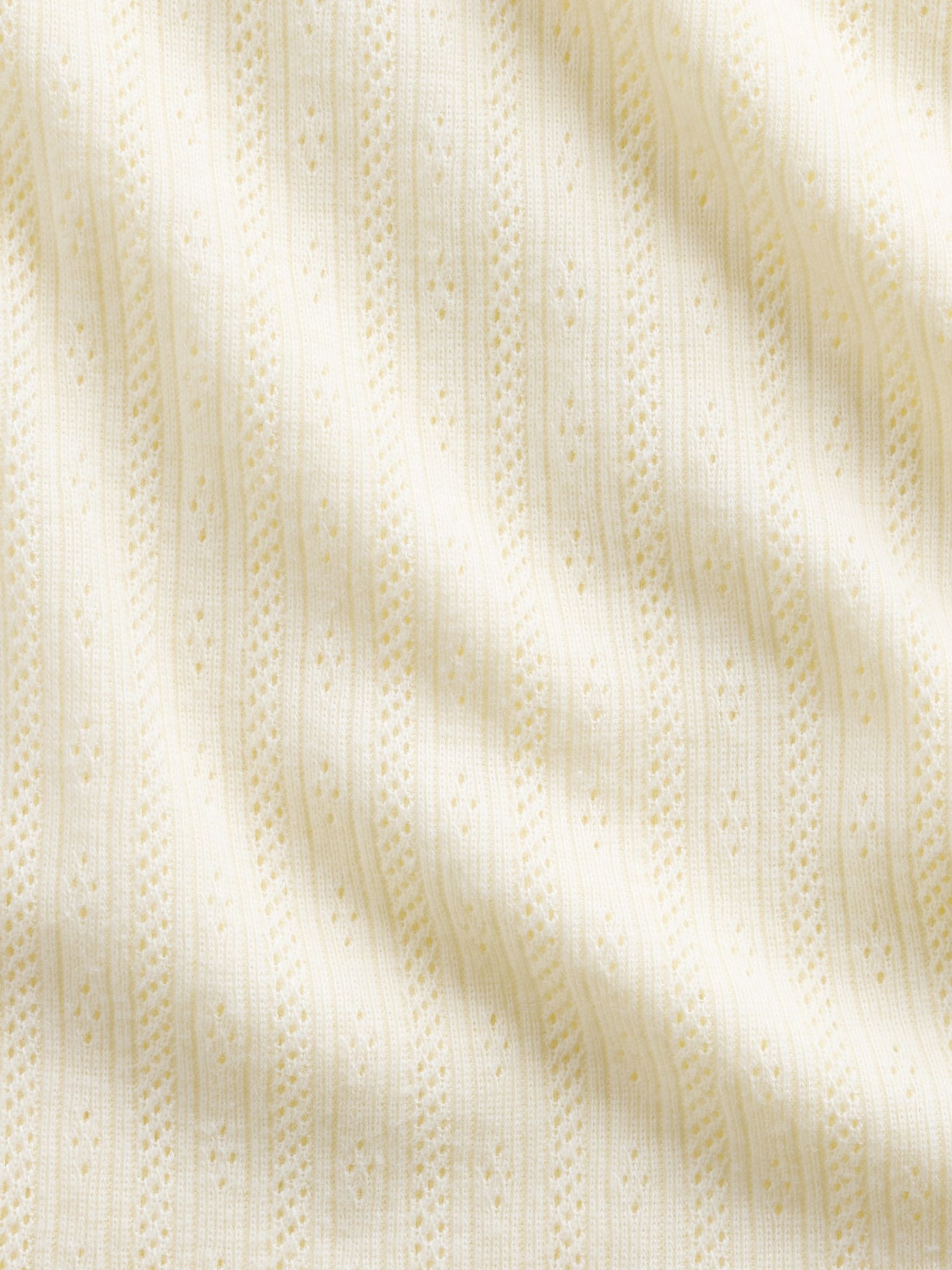 Yellow Pointelle Shell Vest - Image 4 of 4