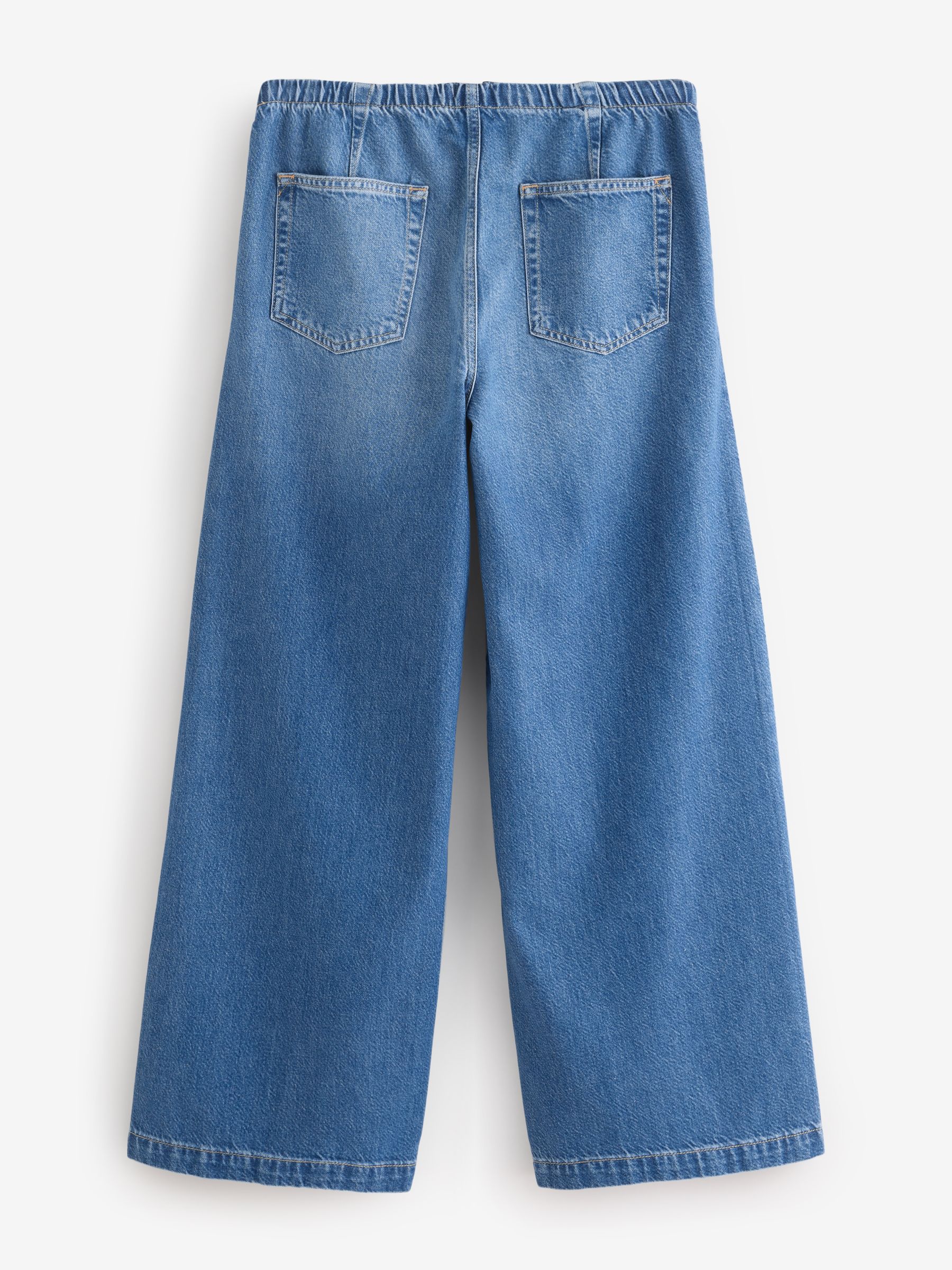 Medium Wash Mid Rise UltraSoft Easy Seamed Baggy Jeans - Image 2 of 4