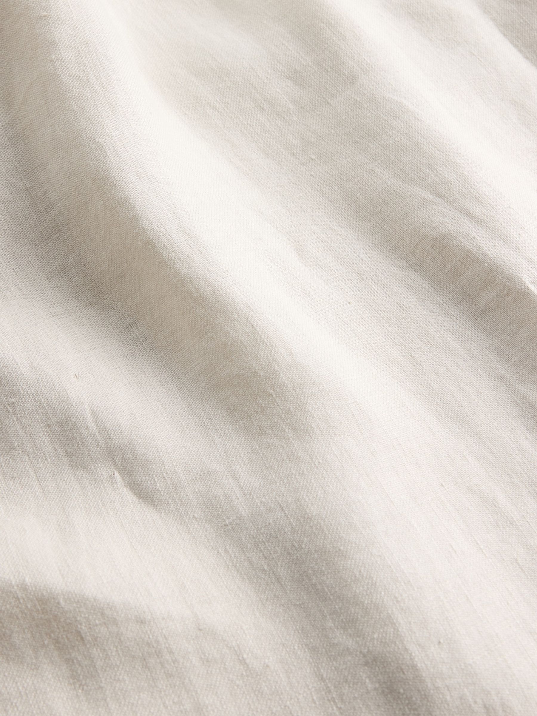 Beige Linen Relaxed Shirt - Image 4 of 4