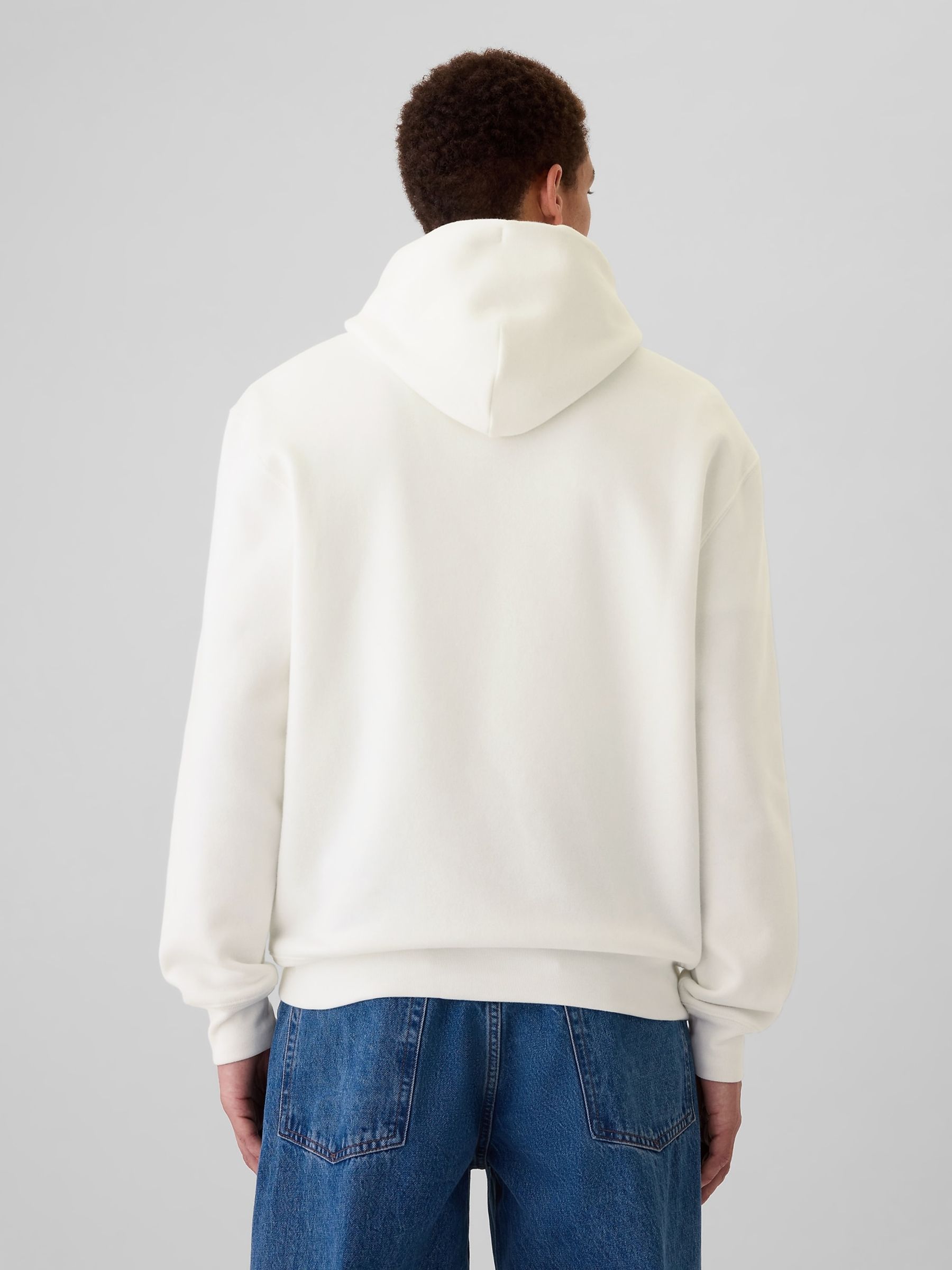 White VintageSoft Arch Logo Hoodie - Image 2 of 4