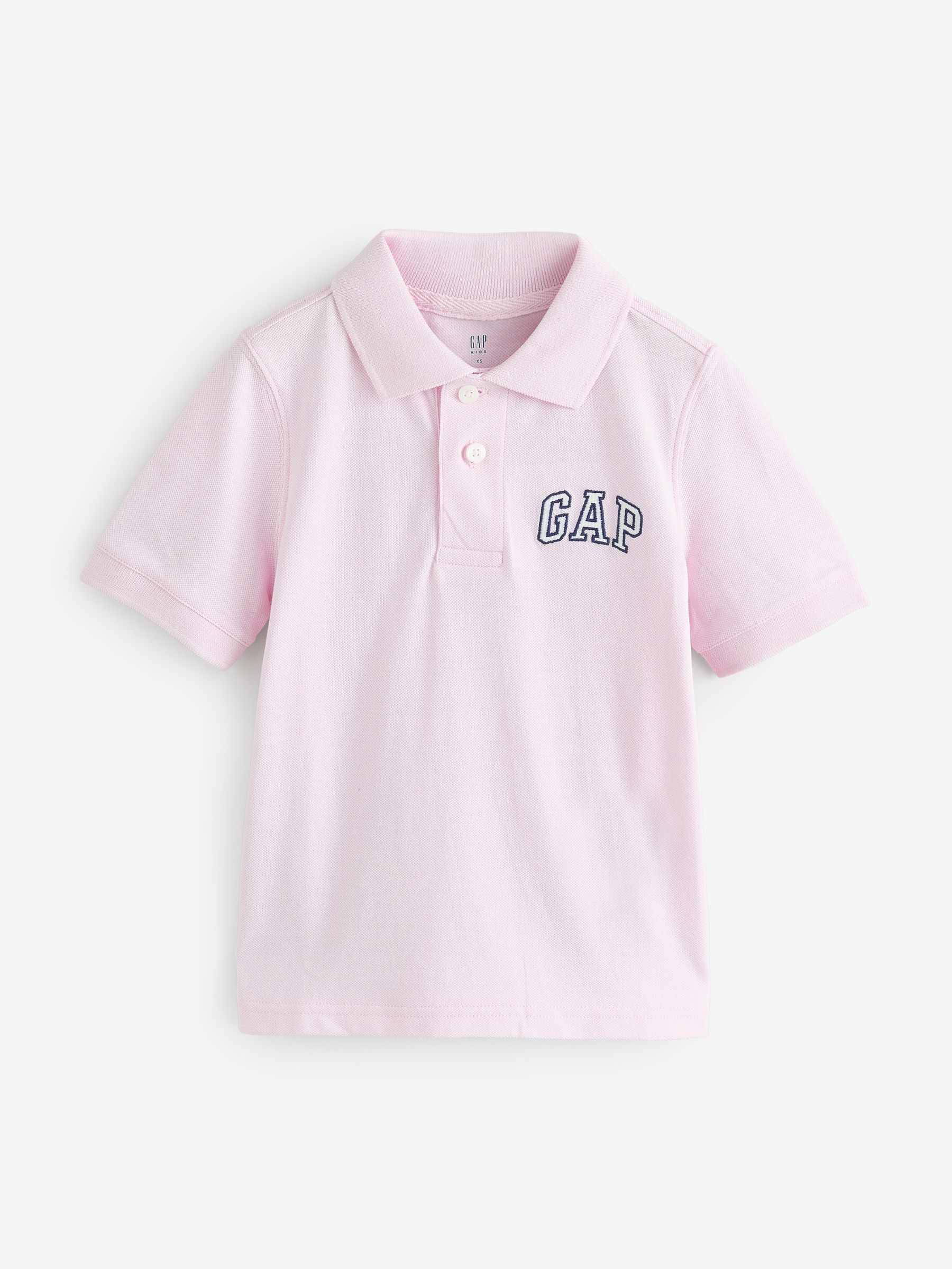 Pink Logo Pique Polo Shirt - Image 1 of 4