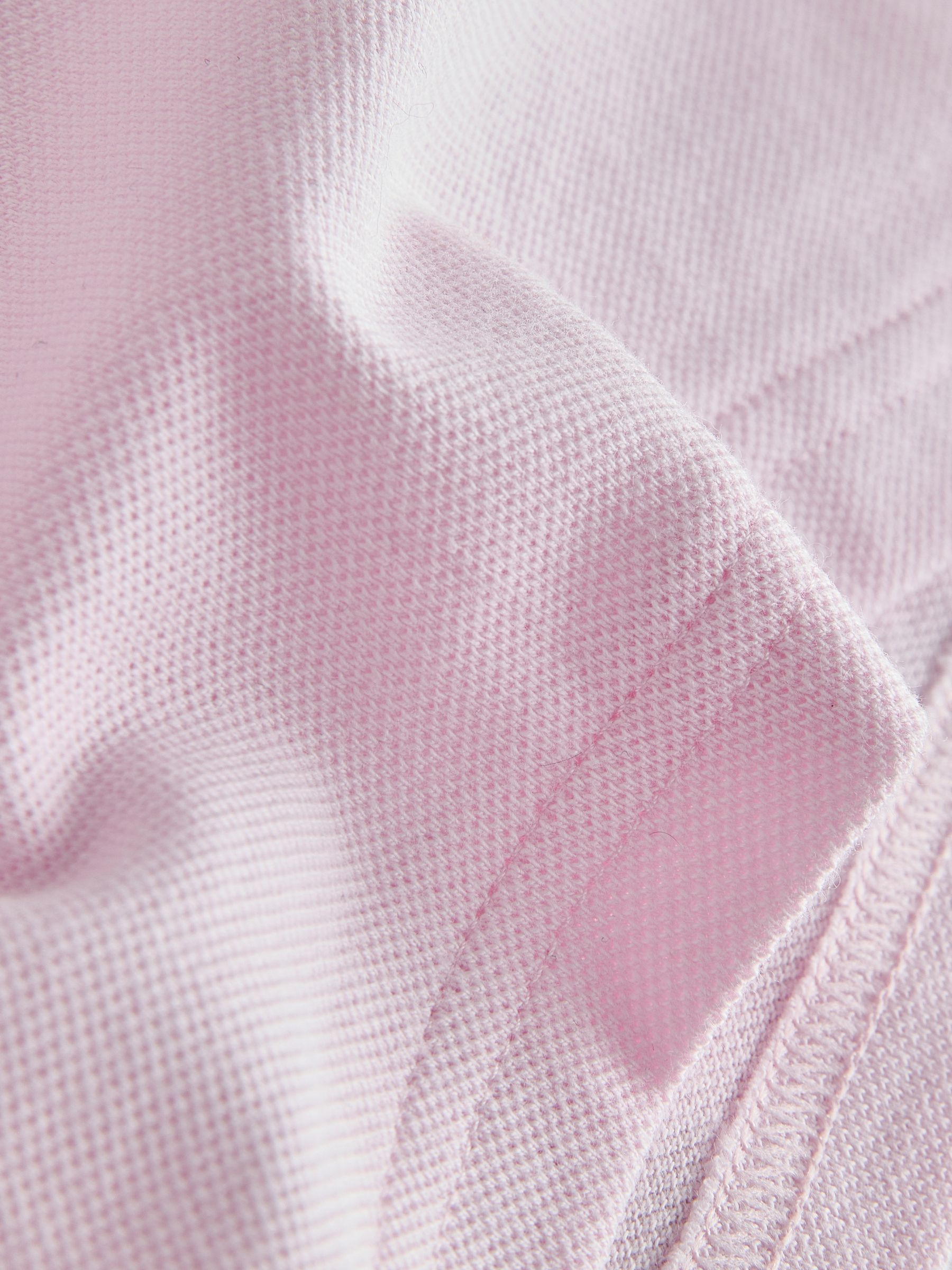 Pink Logo Pique Polo Shirt - Image 4 of 4
