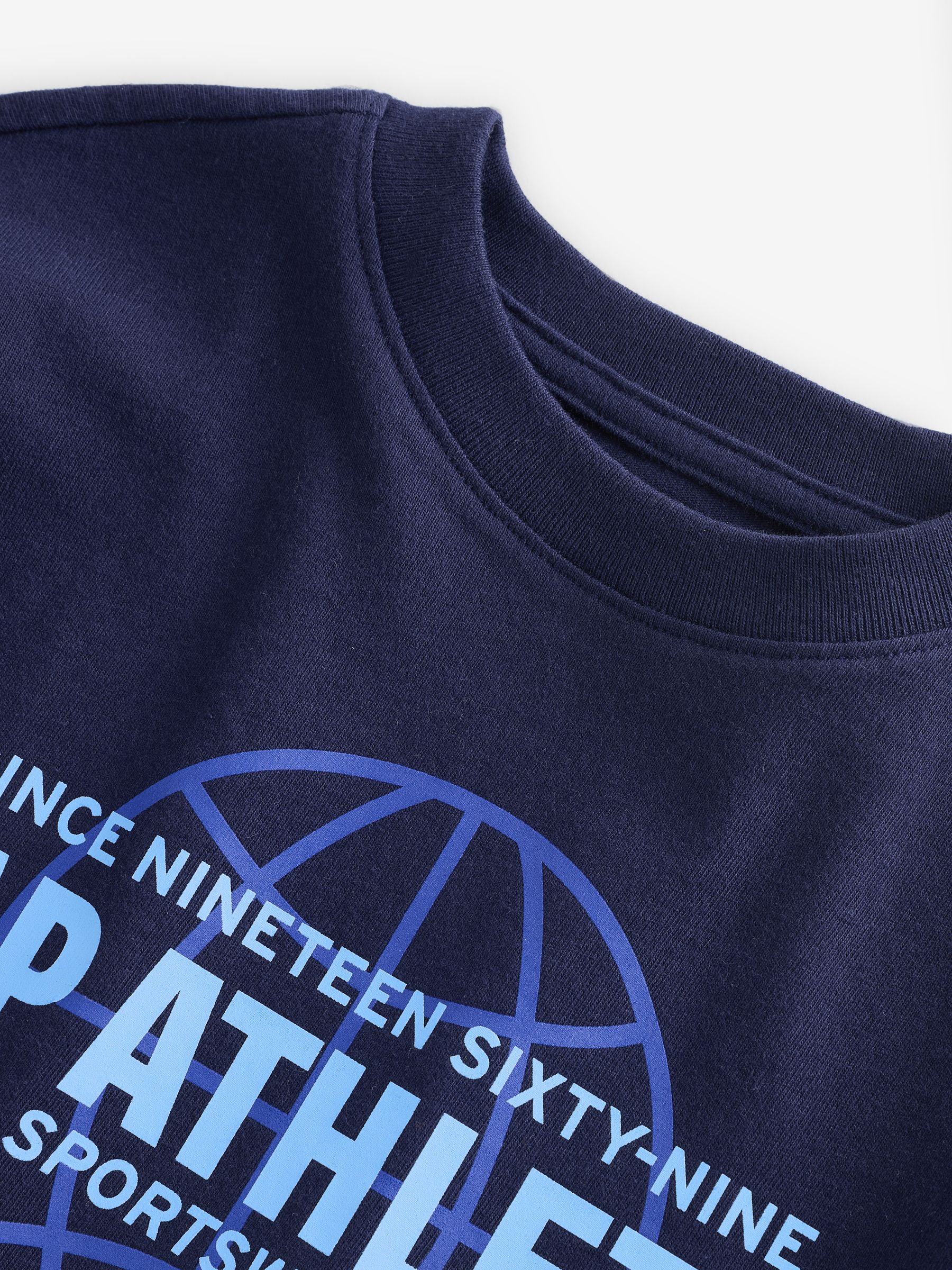 Blue Short Sleeve Graphic T-Shirt - Image 3 of 4