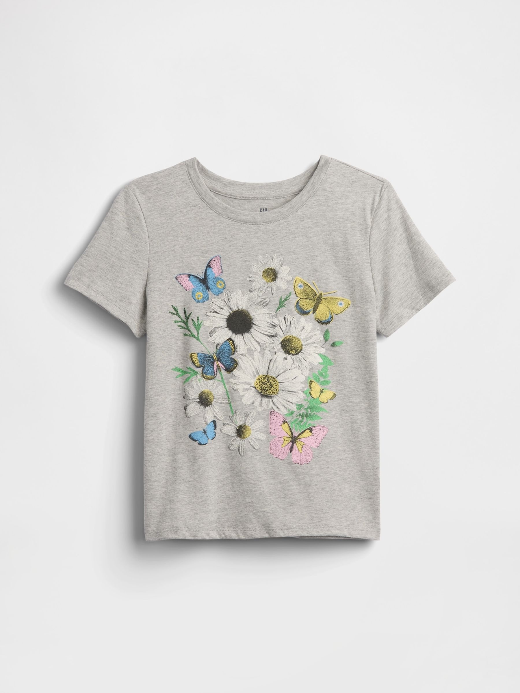 Grey Relaxed Graphic T-Shirt - Image 1 of 2