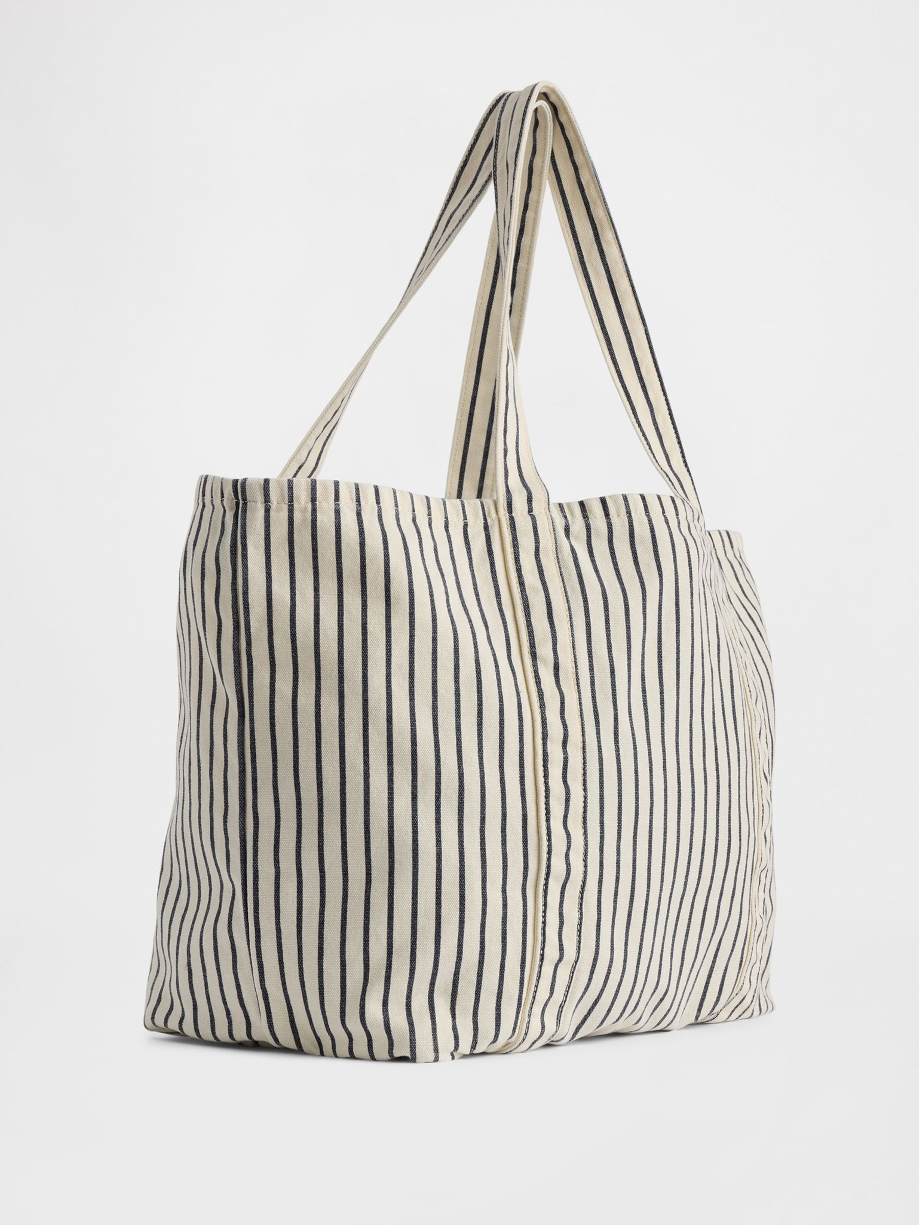White Stripe Logo Tote Bag - Image 2 of 4