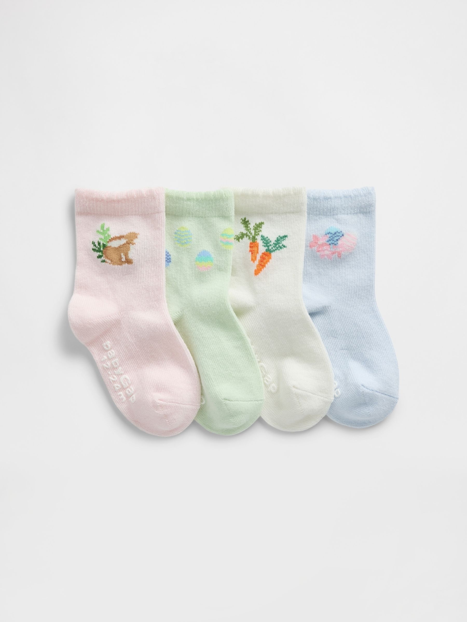 Multi Ruffle Crew Socks 4 Pack - Image 1 of 1
