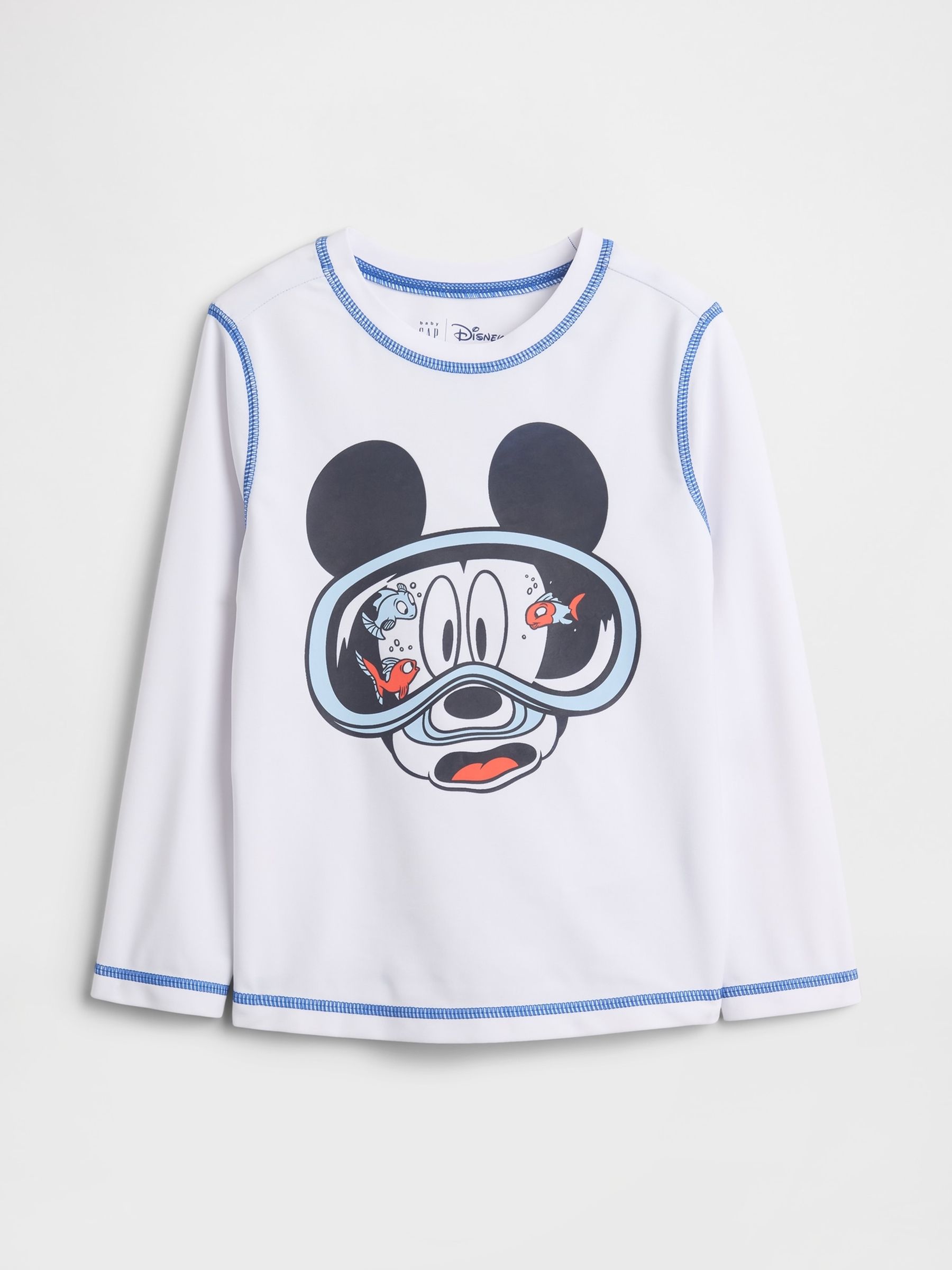 White Mickey Mouse Disney Swim Top - Image 1 of 3