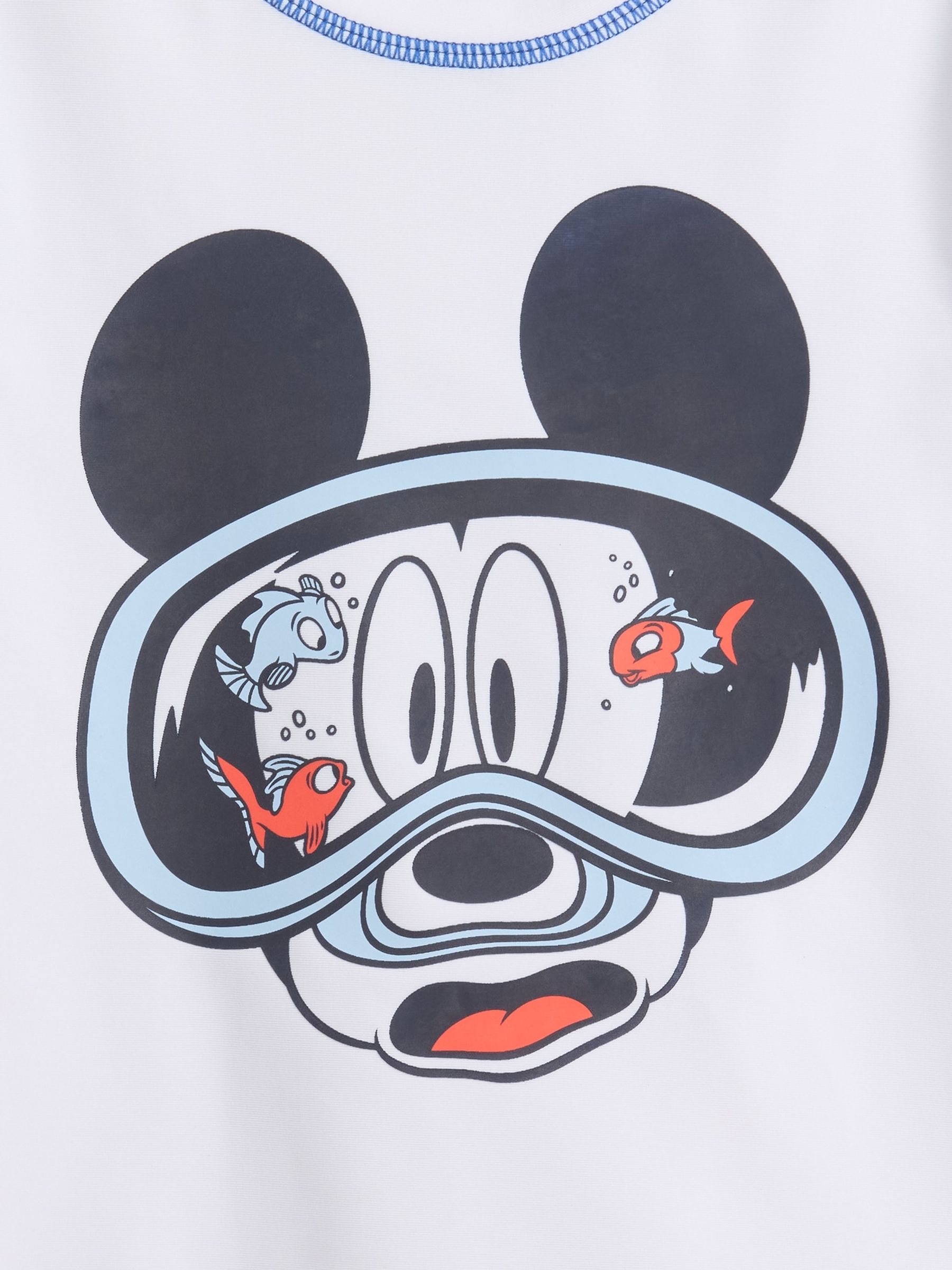 White Mickey Mouse Disney Swim Top - Image 3 of 3