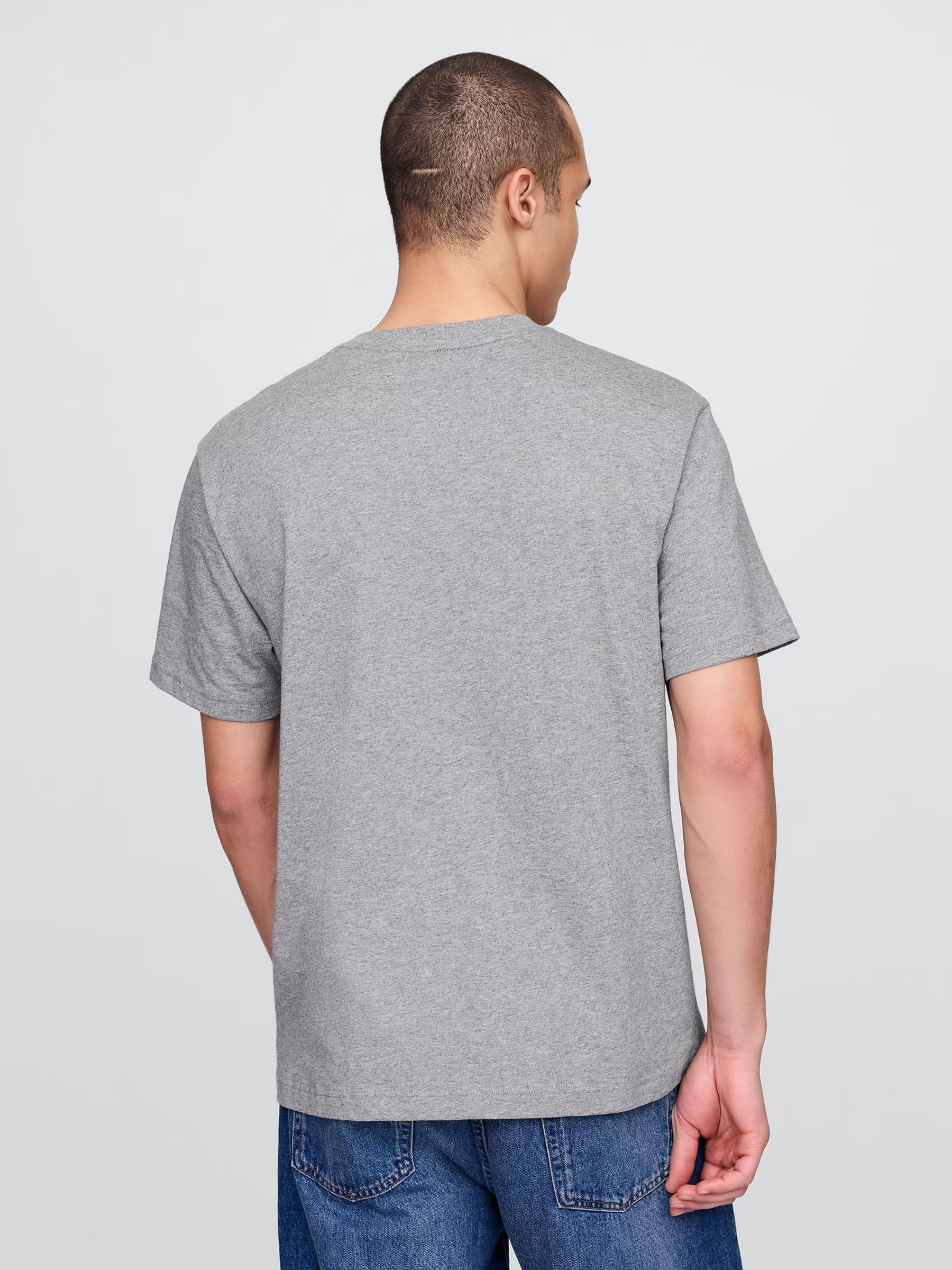 Grey Relaxed T-Shirt - Image 2 of 4