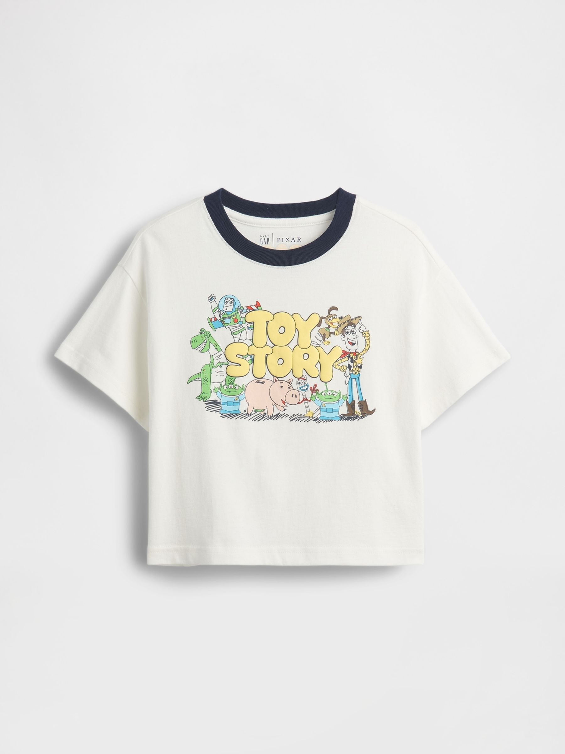 White Toy Story Disney Oversized Graphic T-Shirt - Image 1 of 2