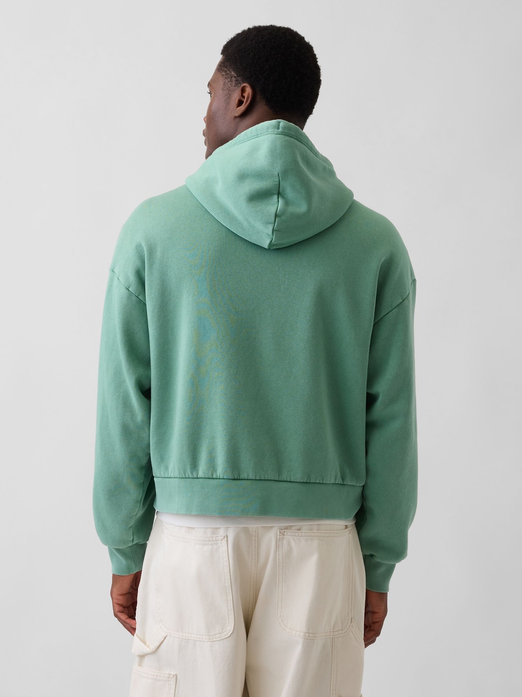 Green VintageSoft Oversized Logo Hoodie - Image 2 of 4