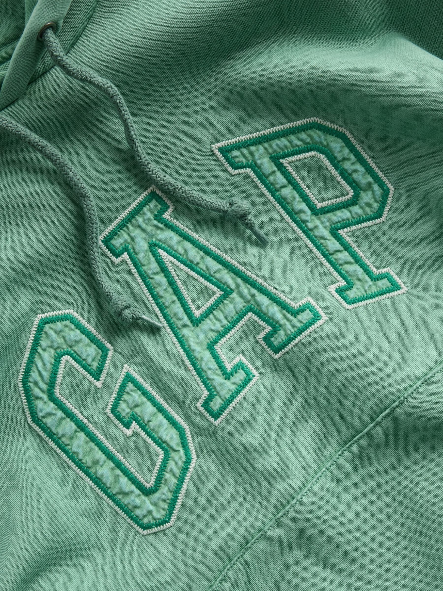Green VintageSoft Oversized Logo Hoodie - Image 4 of 4