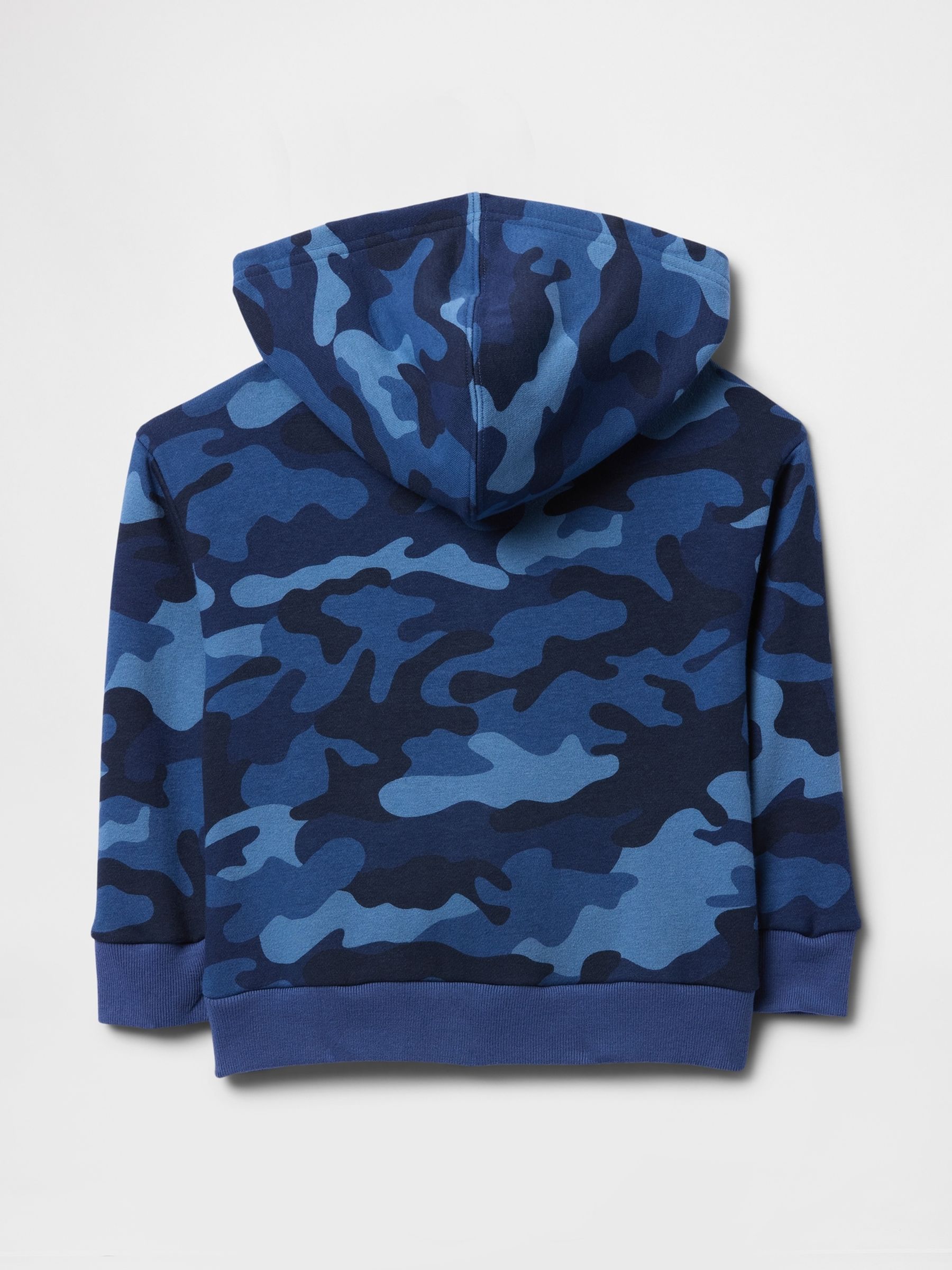 Blue Camo Relaxed Logo Zip Hoodie - Image 2 of 3