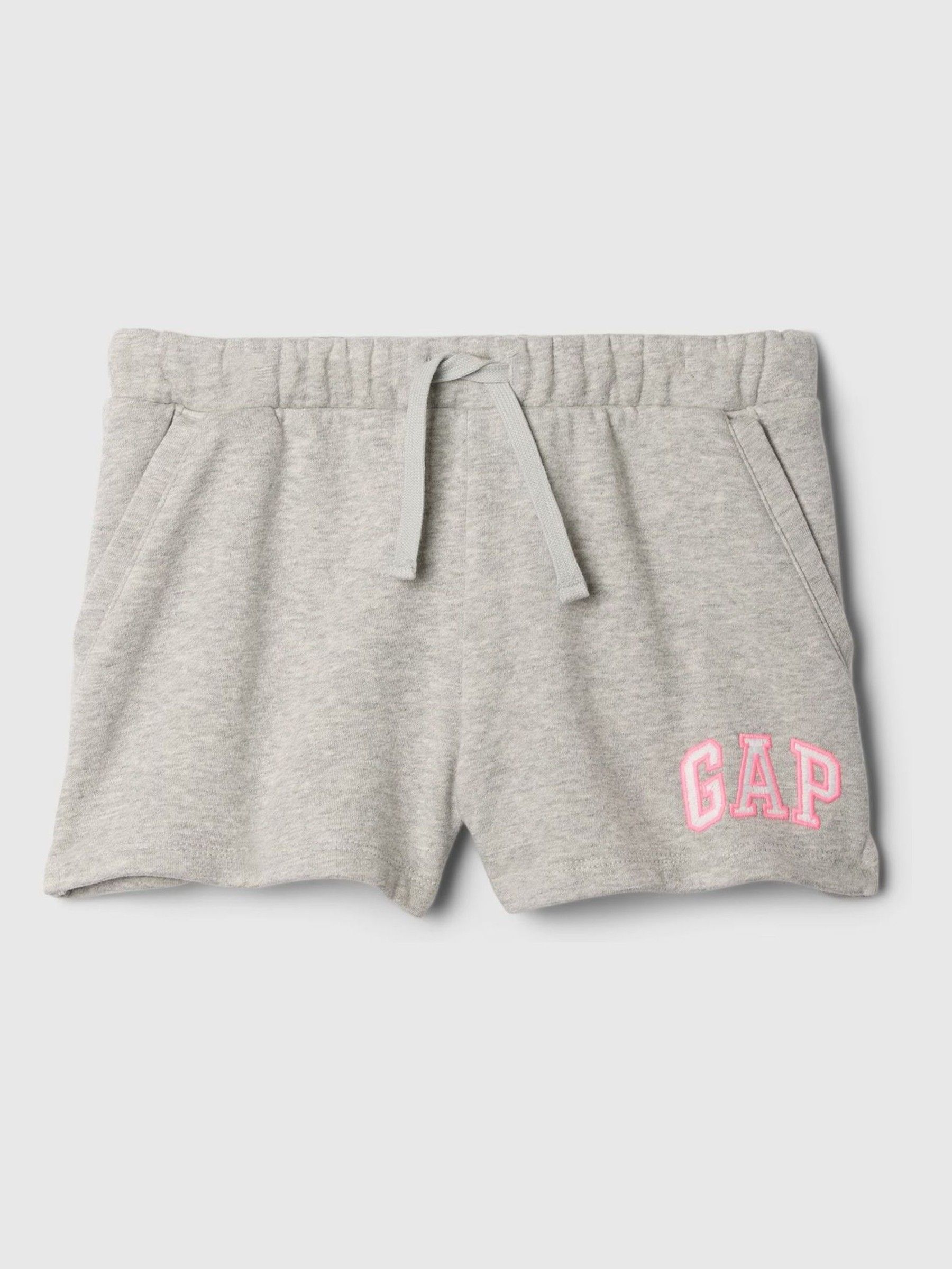 Grey Relaxed Logo Pull On Shorts - Image 1 of 3