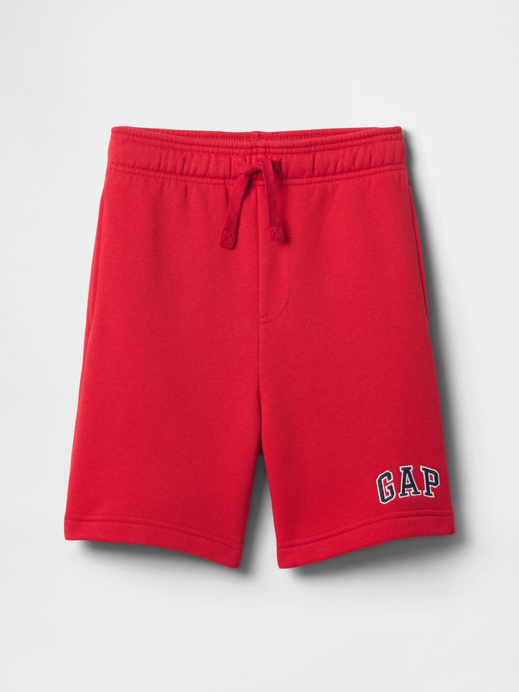 Red Relaxed Logo Pull On Short - Image 1 of 3