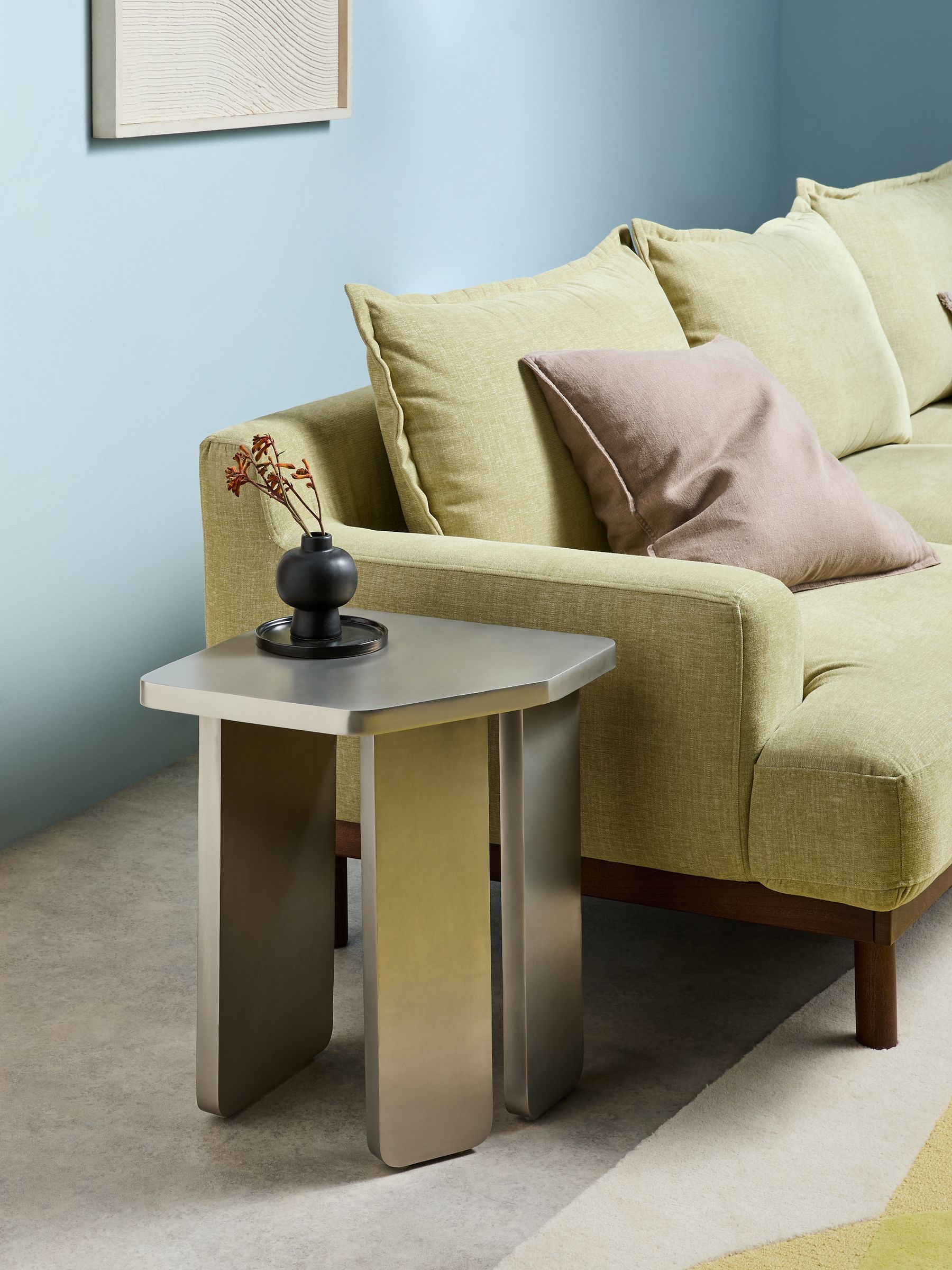 Kiara Side Table in Metal - Image 1 of 6