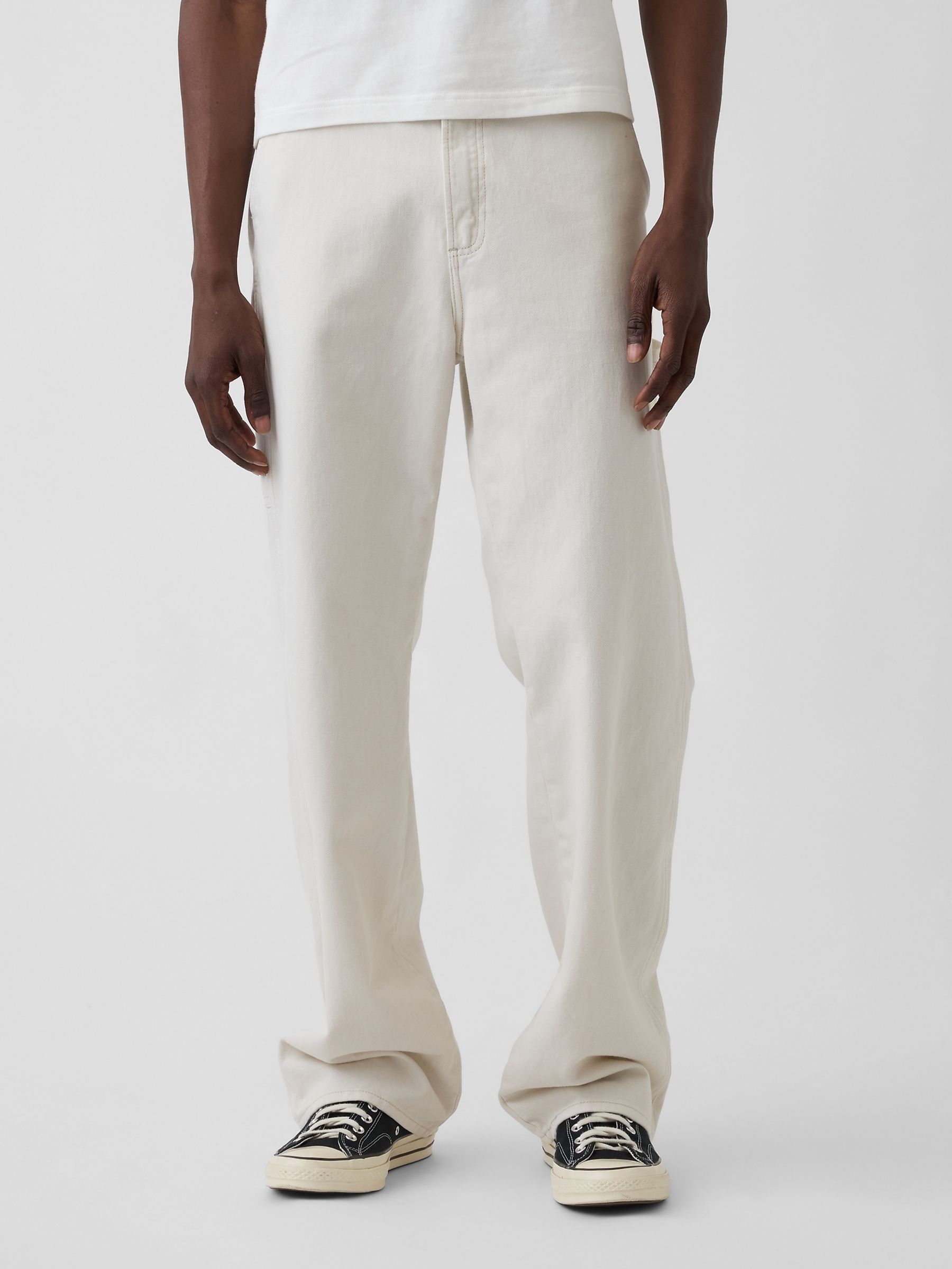 Cream 90s Loose Jeans - Image 1 of 6