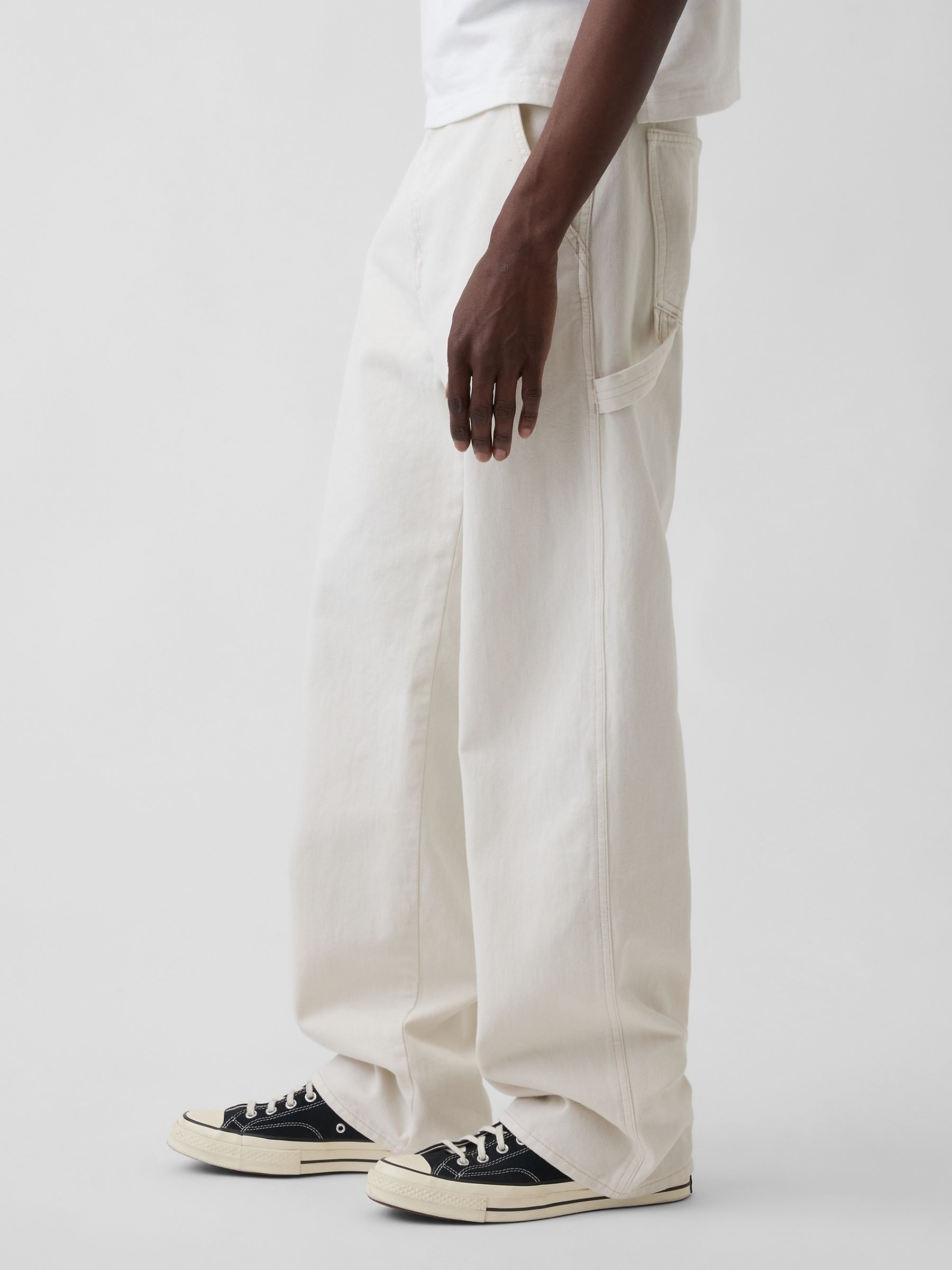 Cream 90s Loose Jeans - Image 3 of 6