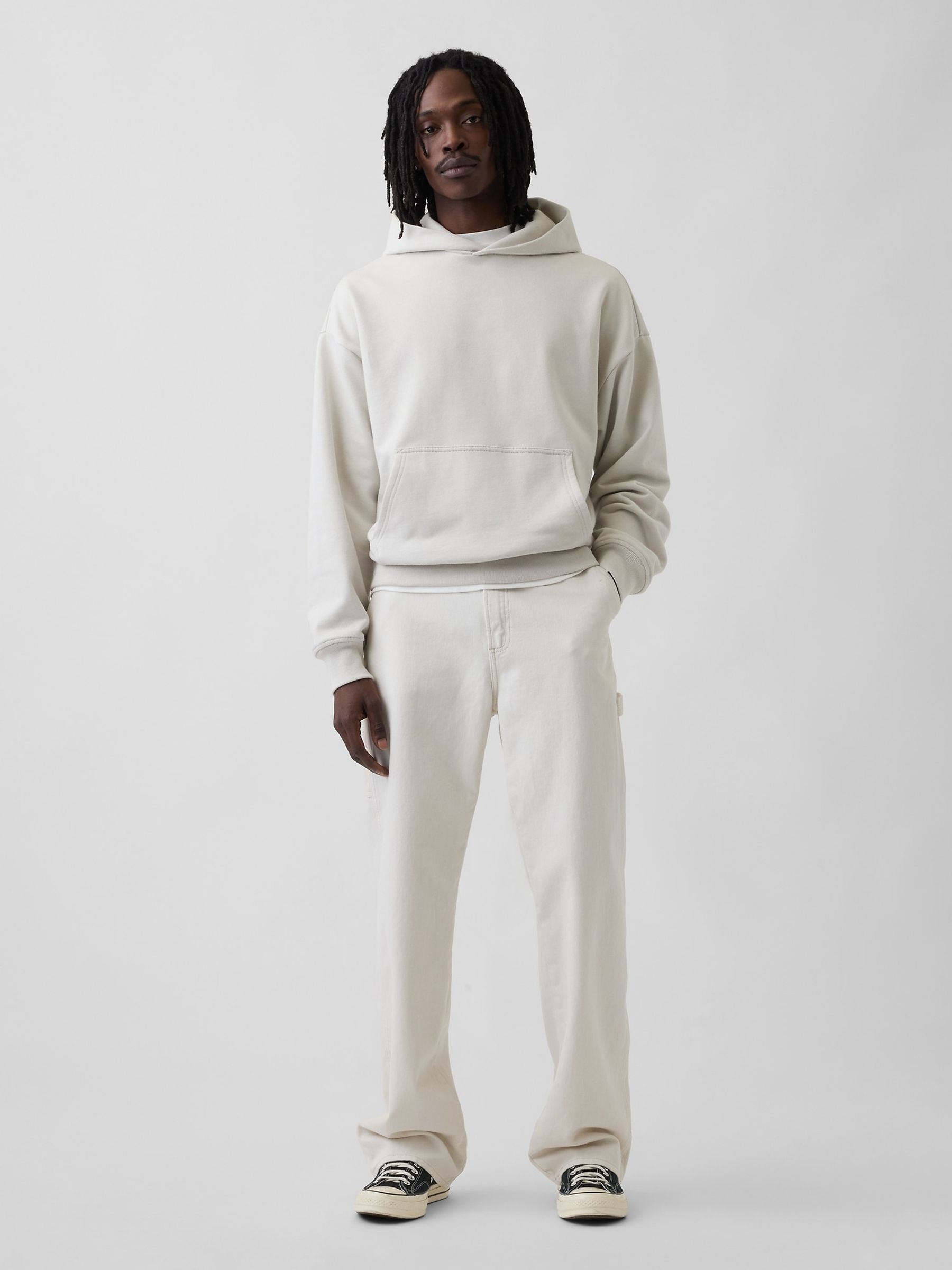 Cream 90s Loose Jeans - Image 4 of 6