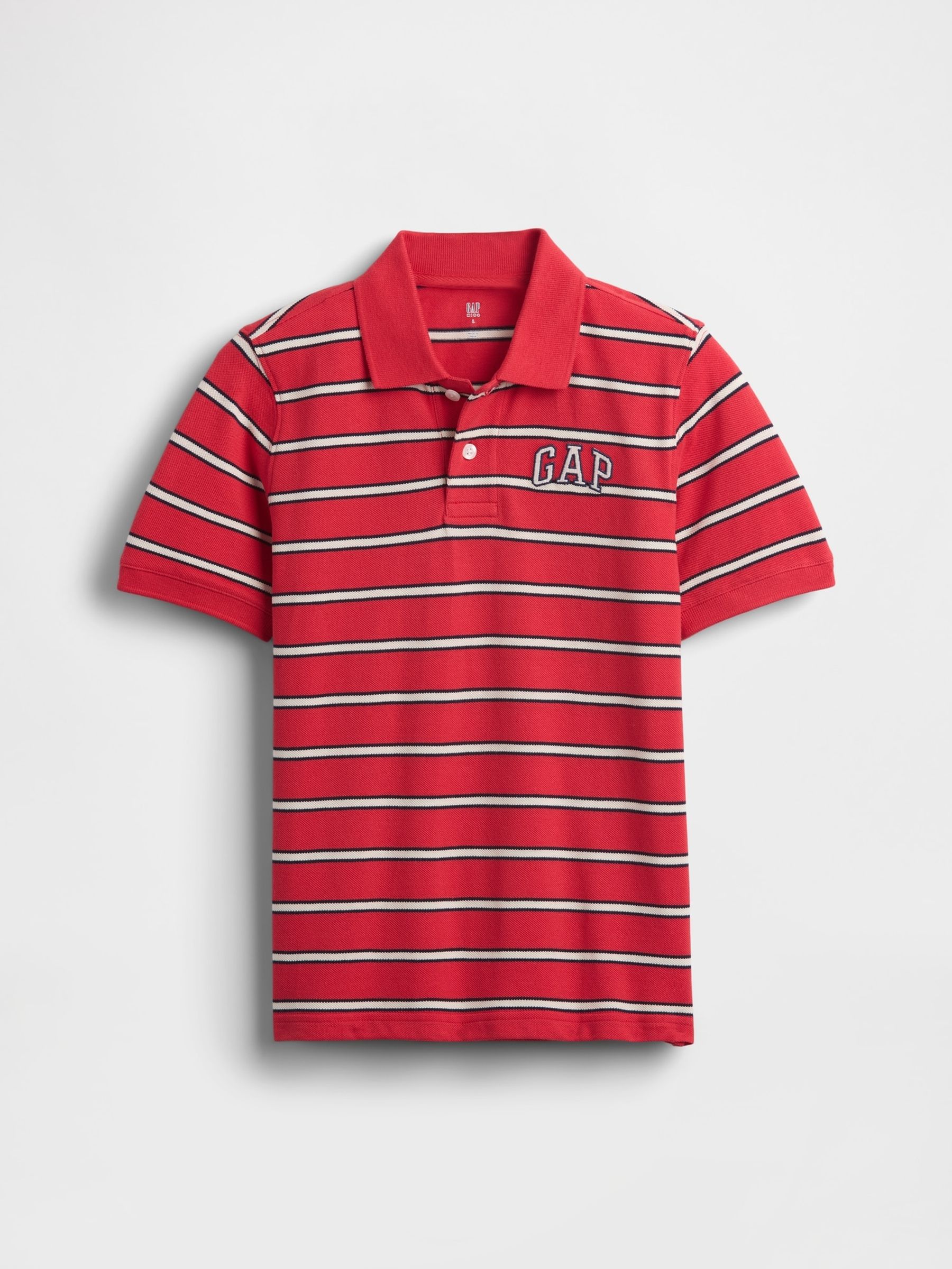 Red Stripe Logo Pique Polo Shirt - Image 1 of 3