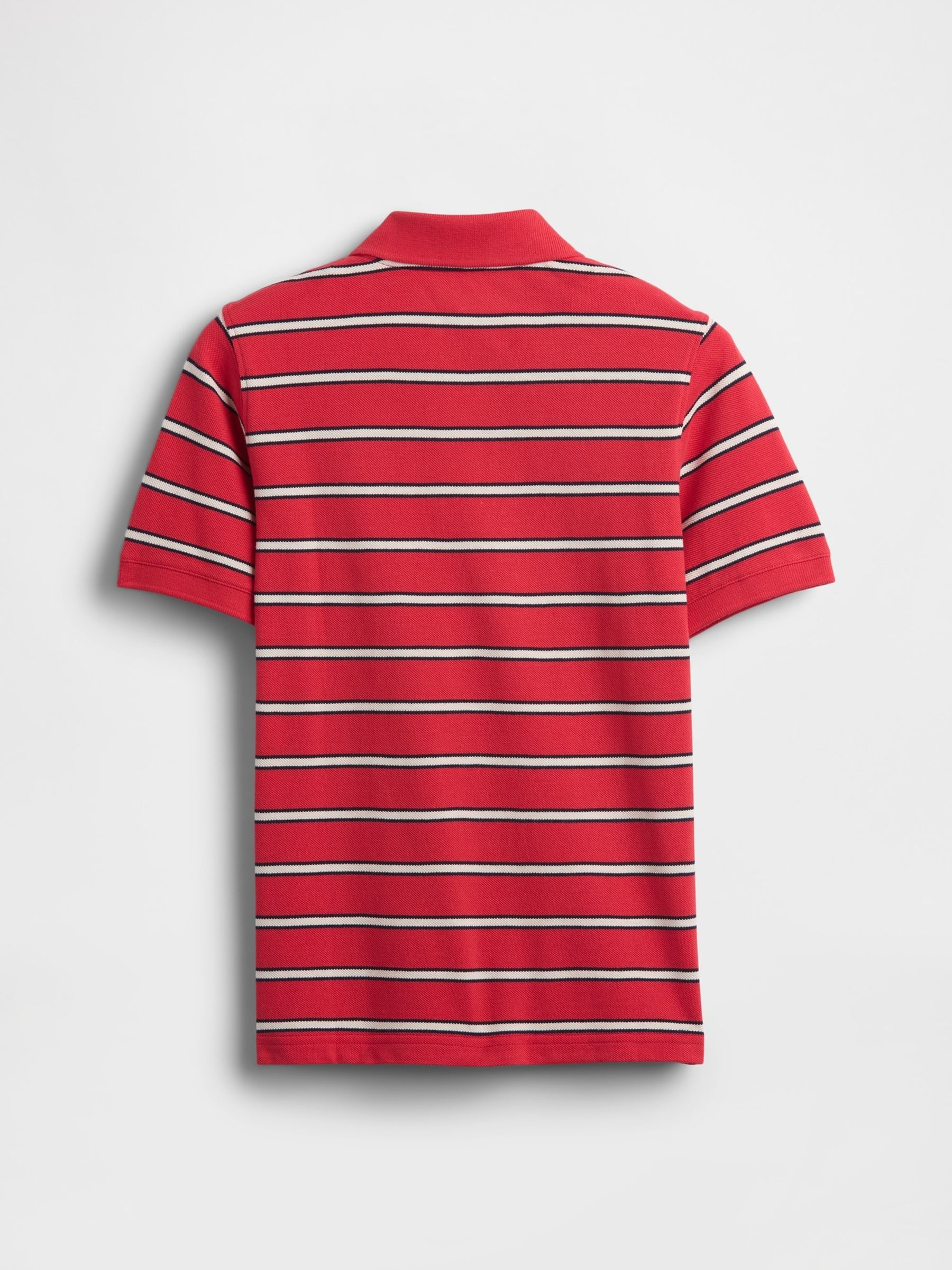 Red Stripe Logo Pique Polo Shirt - Image 2 of 3
