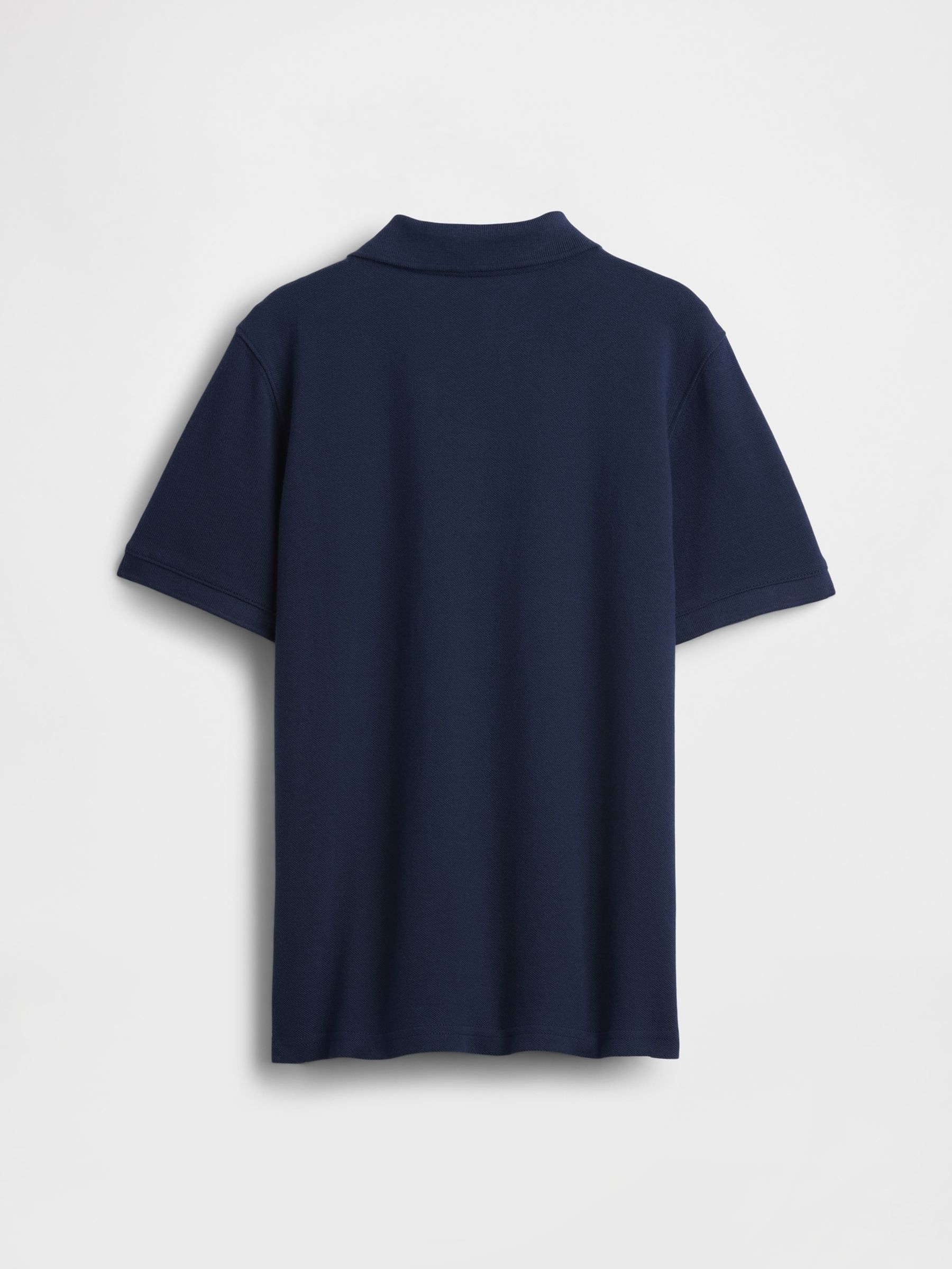 Navy Logo Pique Polo Shirt (4-13yrs) - Image 2 of 3