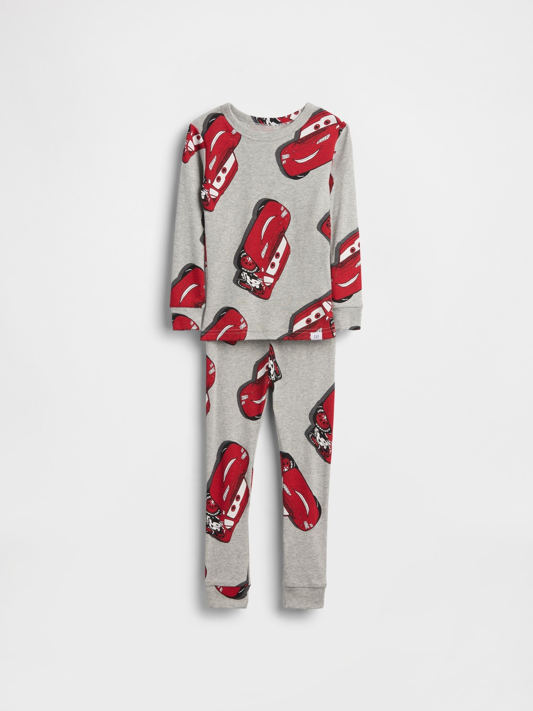 Grey Lightning McQueen Disney Cars Brushed Cotton pyjamas Set - Image 1 of 2