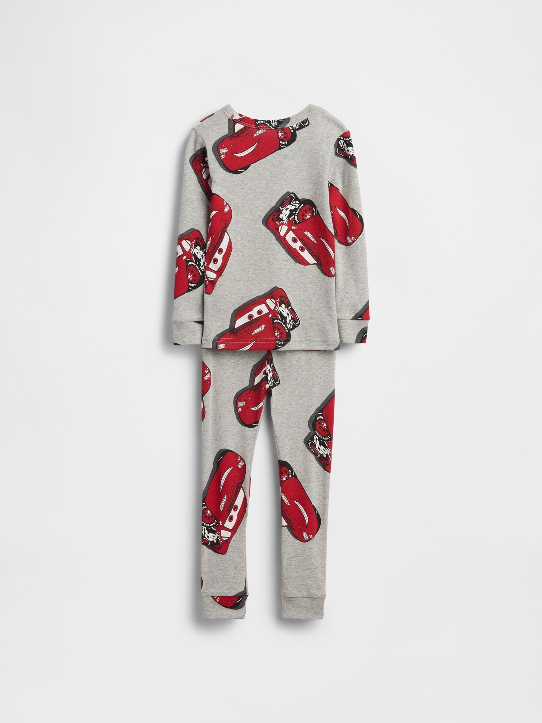 Grey Lightning McQueen Disney Cars Brushed Cotton pyjamas Set - Image 2 of 2