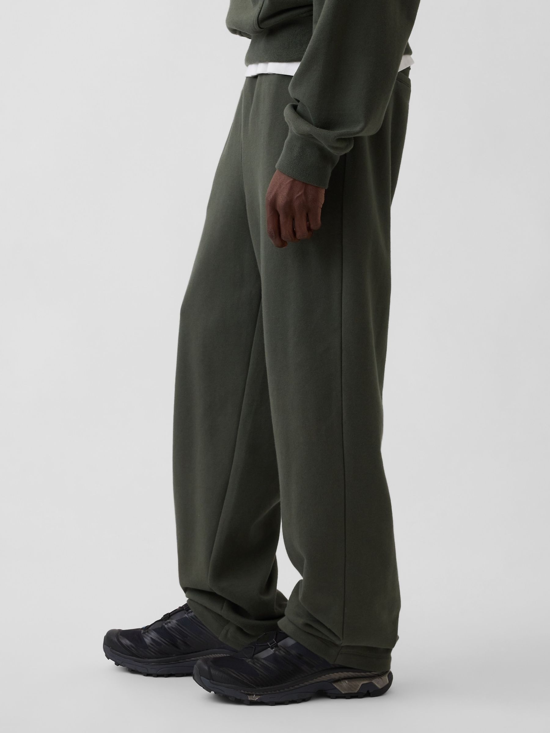 Green Heavyweight Relaxed Joggers - Image 3 of 5